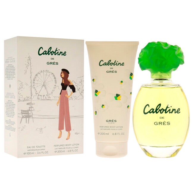Cabotine by Parfums Gres for Women - 2 Pc Gift Set 3.4oz EDT Spray, 6.8oz Body Lotion, , alternate image number null