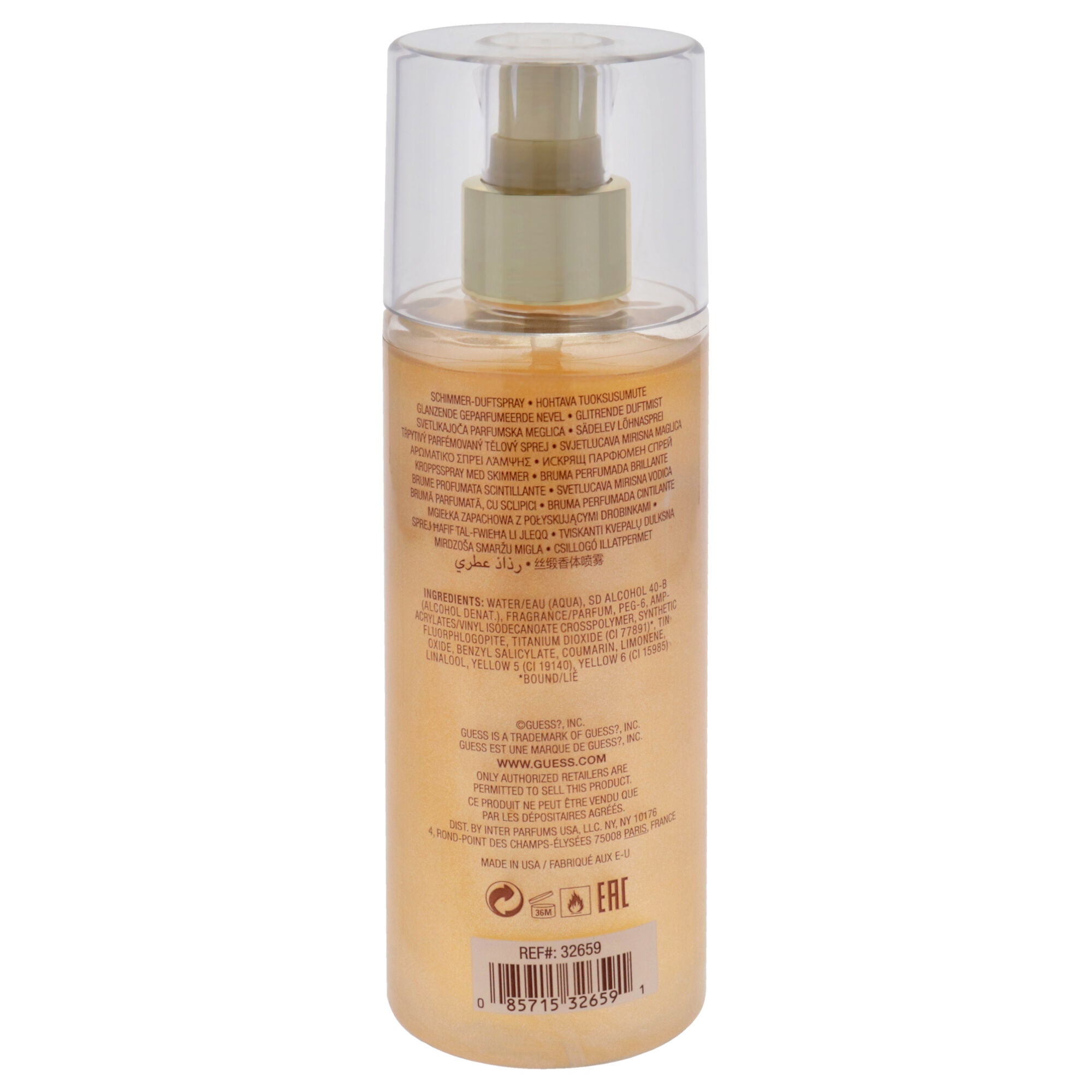 Guess Bella Vita Shimmer by Guess for Women - 8.4 oz Fragrance Mist, Clear, alternate image number 2
