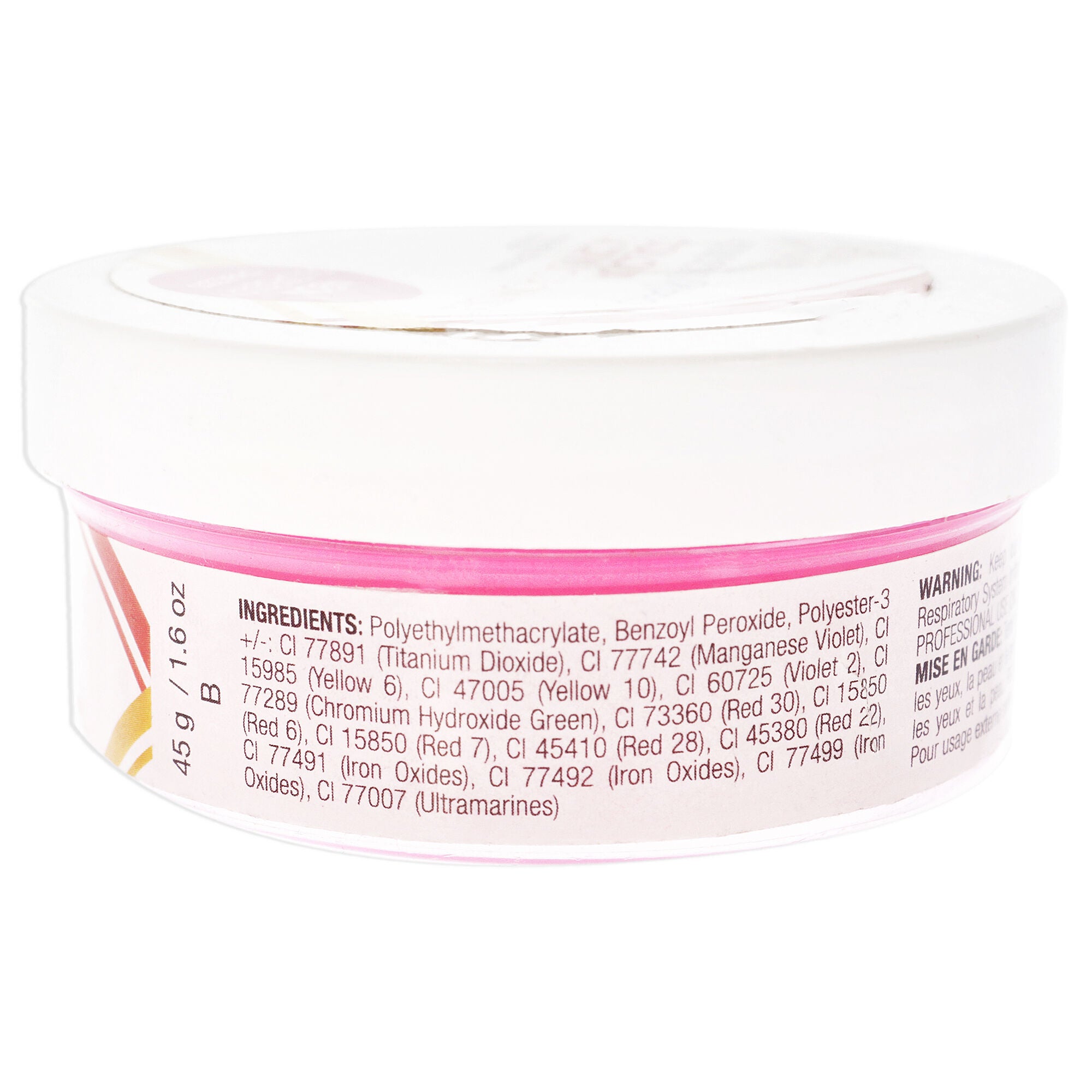 Colour Acrylic Powder - Neon Raspberry by Cuccio Pro for Women - 1.6 oz Acrylic Powder, See Description, alternate image number 1