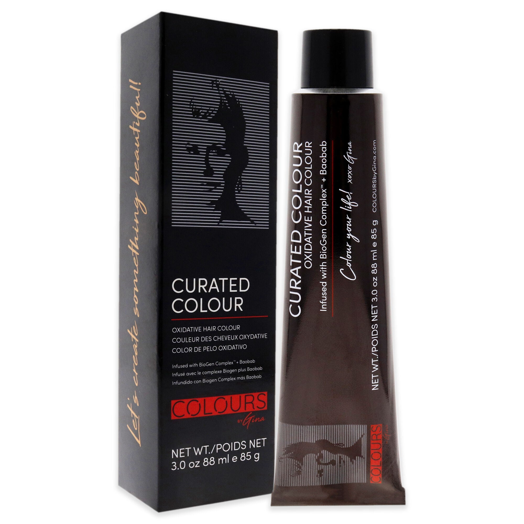 Curated Colour - 0.33-GG Pure Gold Mixer by Colours By Gina for Unisex - 3 oz Hair Color, See Description, alternate image number 2