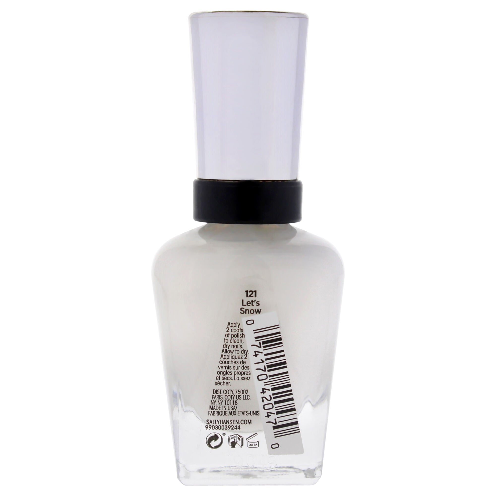 Complete Salon Manicure - 121 Lets Snow by Sally Hansen for Women - 0.5 oz Nail Polish, See Description, alternate image number 2