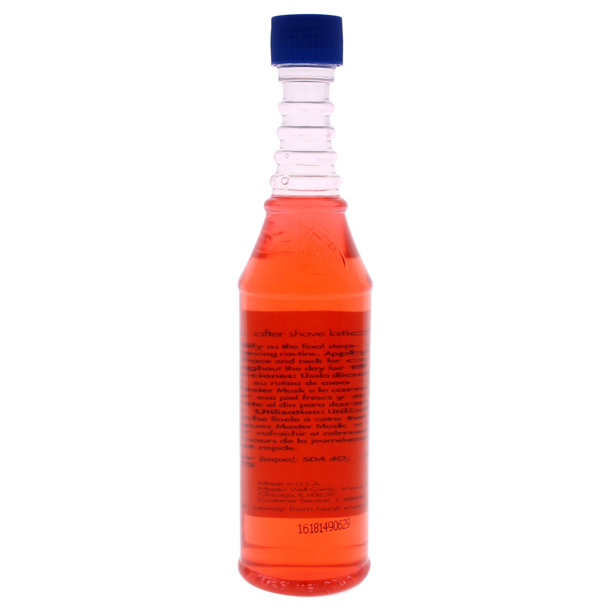 Red Musk After Shave Lotion by Master Well Comb for Men - 8 oz After Shave Lotion, See Description, alternate image number 1