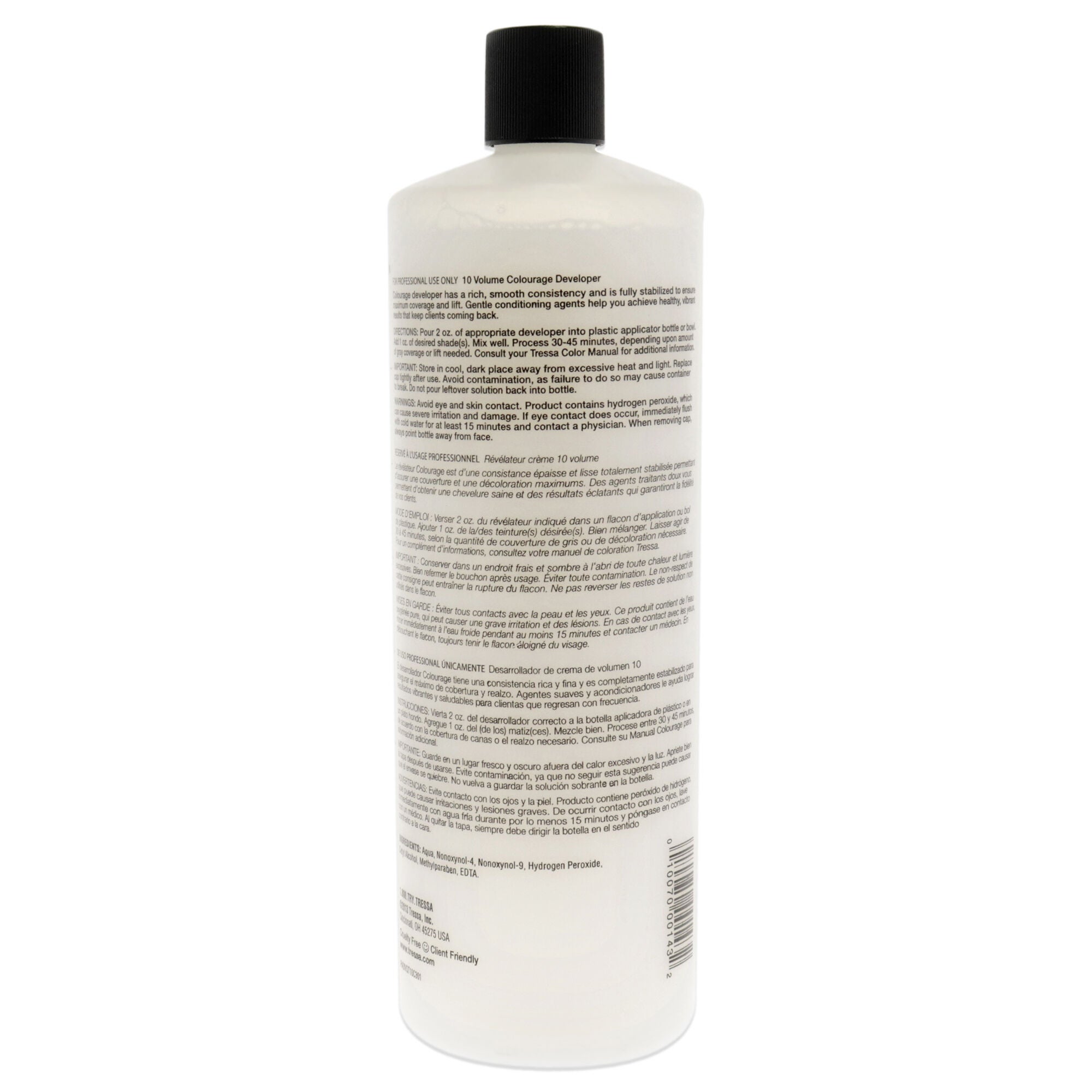 Colourage Developer - 10 Volume by Tressa for Unisex - 32 oz Lightener, See Description, alternate image number 1