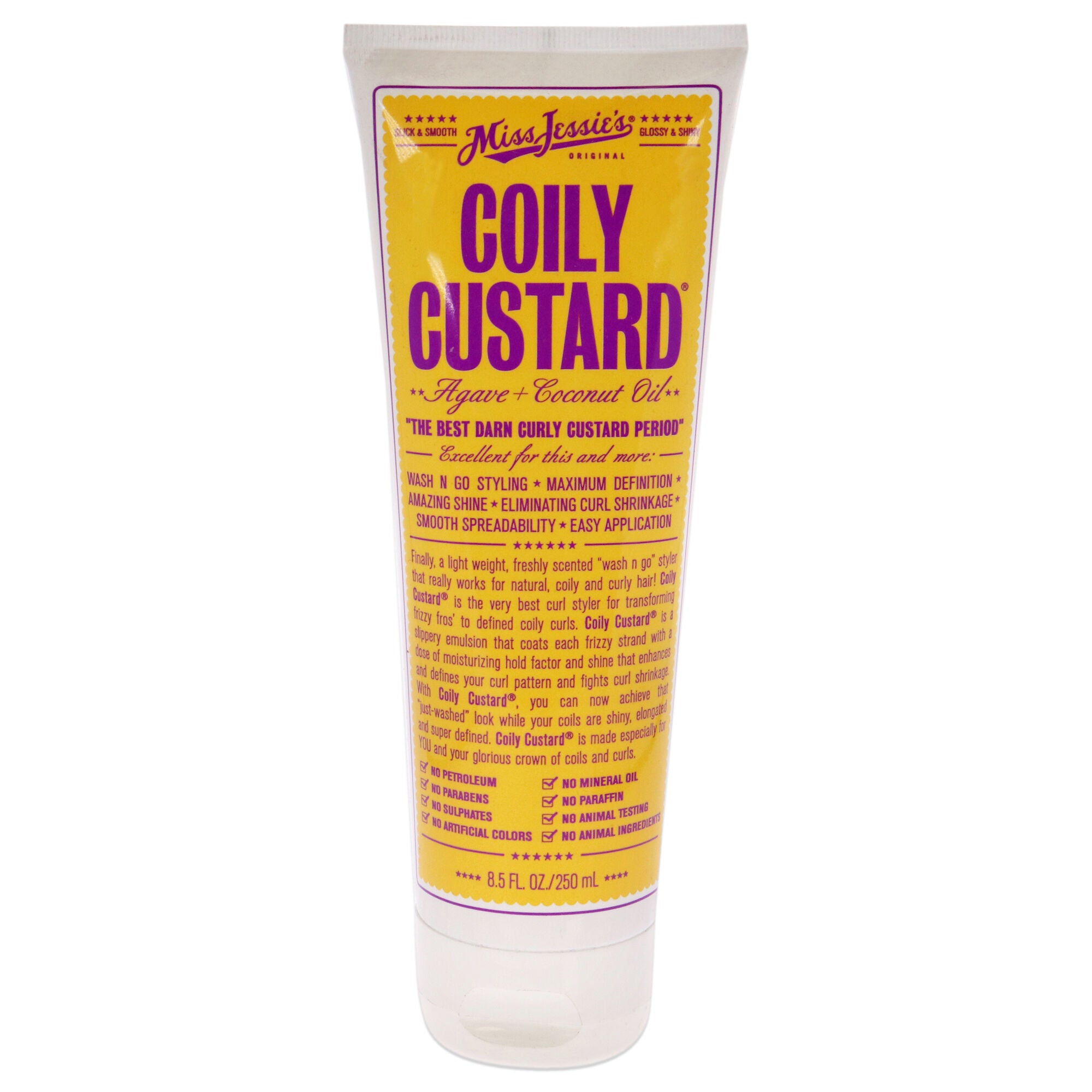 Coily Custard by Miss Jessies for Unisex - 8.5 oz Emulsion, See Description, hi-res image number 0