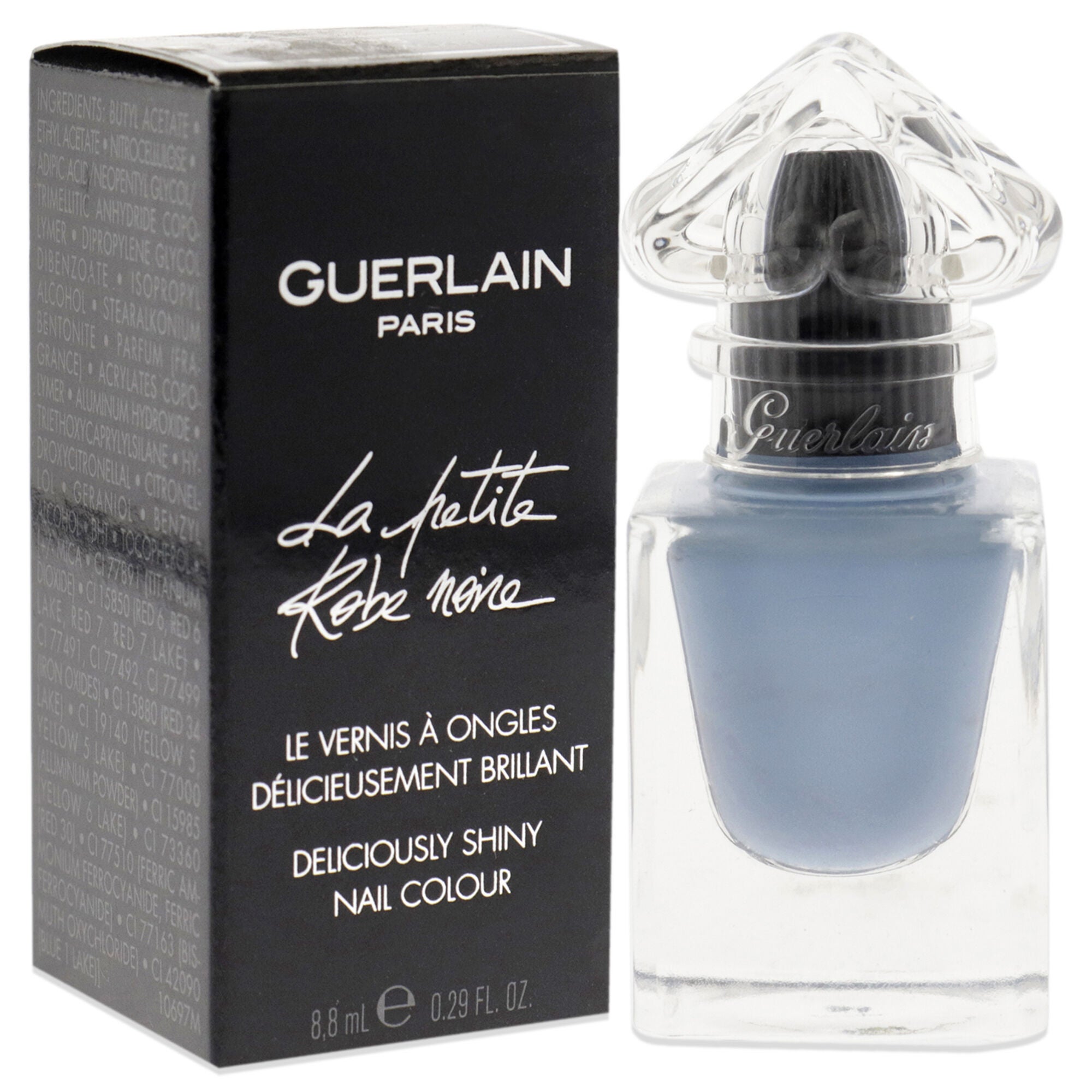 La Petite Robe Noire Deliciously Shiny Nail Colour - 008 Denim Jacket by Guerlain for Women - 0.29 oz Nail Polish, , alternate image number 7