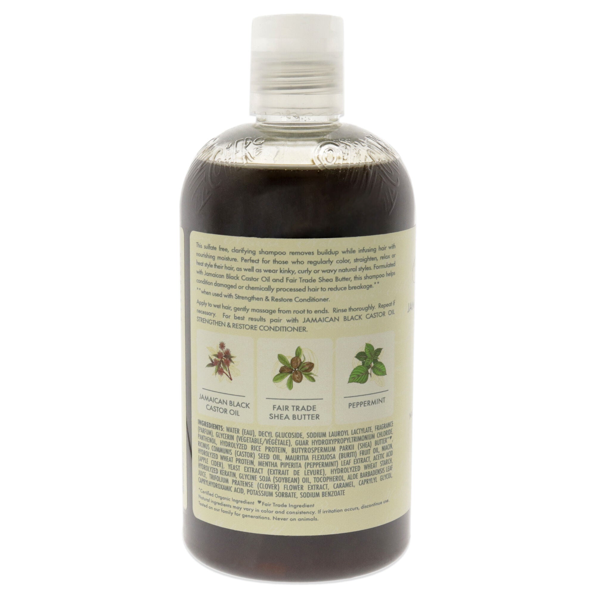 Jamaican Black Castor Oil Strengthen, Grow and Restore Shampoo by Shea Moisture for Unisex - 13 oz Shampoo, See Description, alternate image number 3