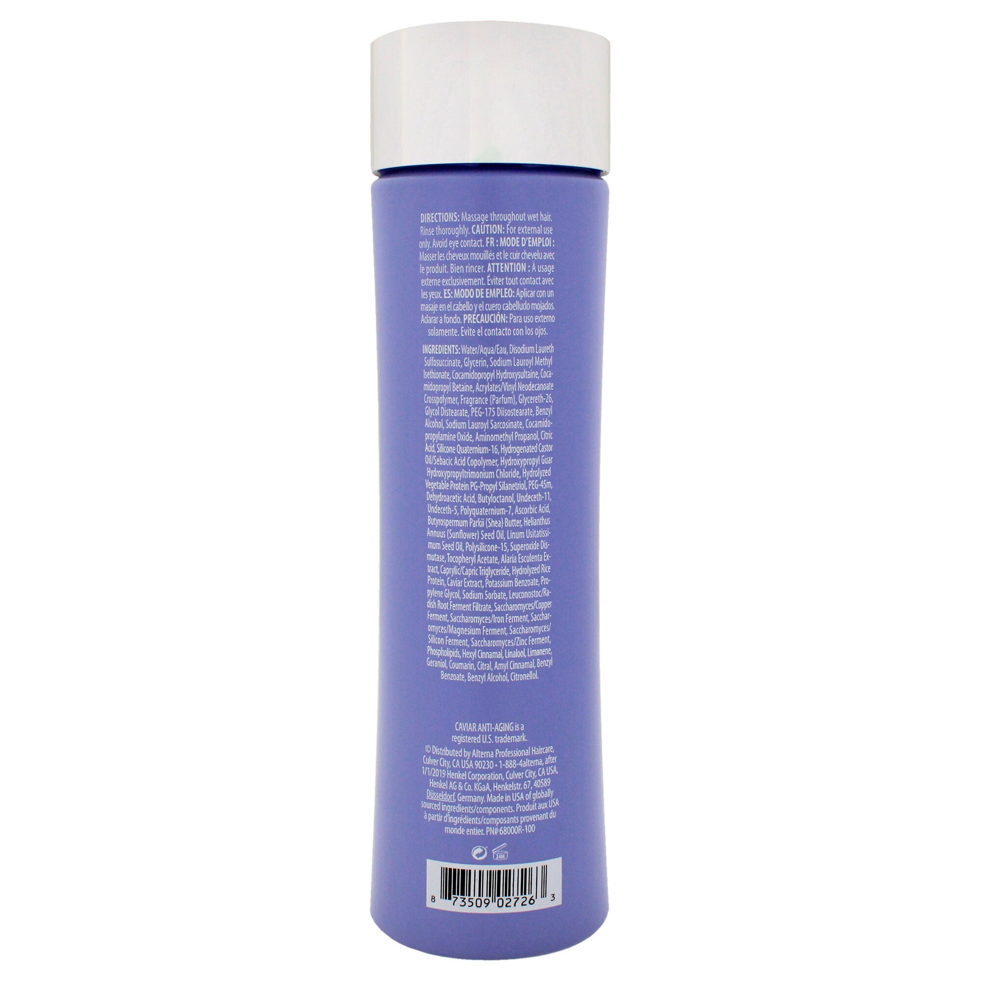 Caviar Anti-Aging Restructuring Bond Repair Shampoo by Alterna for Unisex - 8.5 oz Shampoo, See Description, alternate image number 3