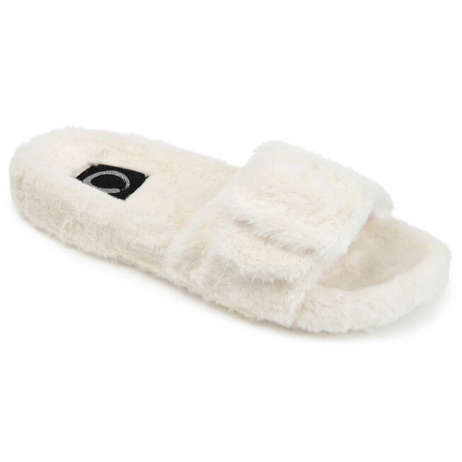 Women's Faux Fur Shadow Slipper, Ivory, hi-res image number null