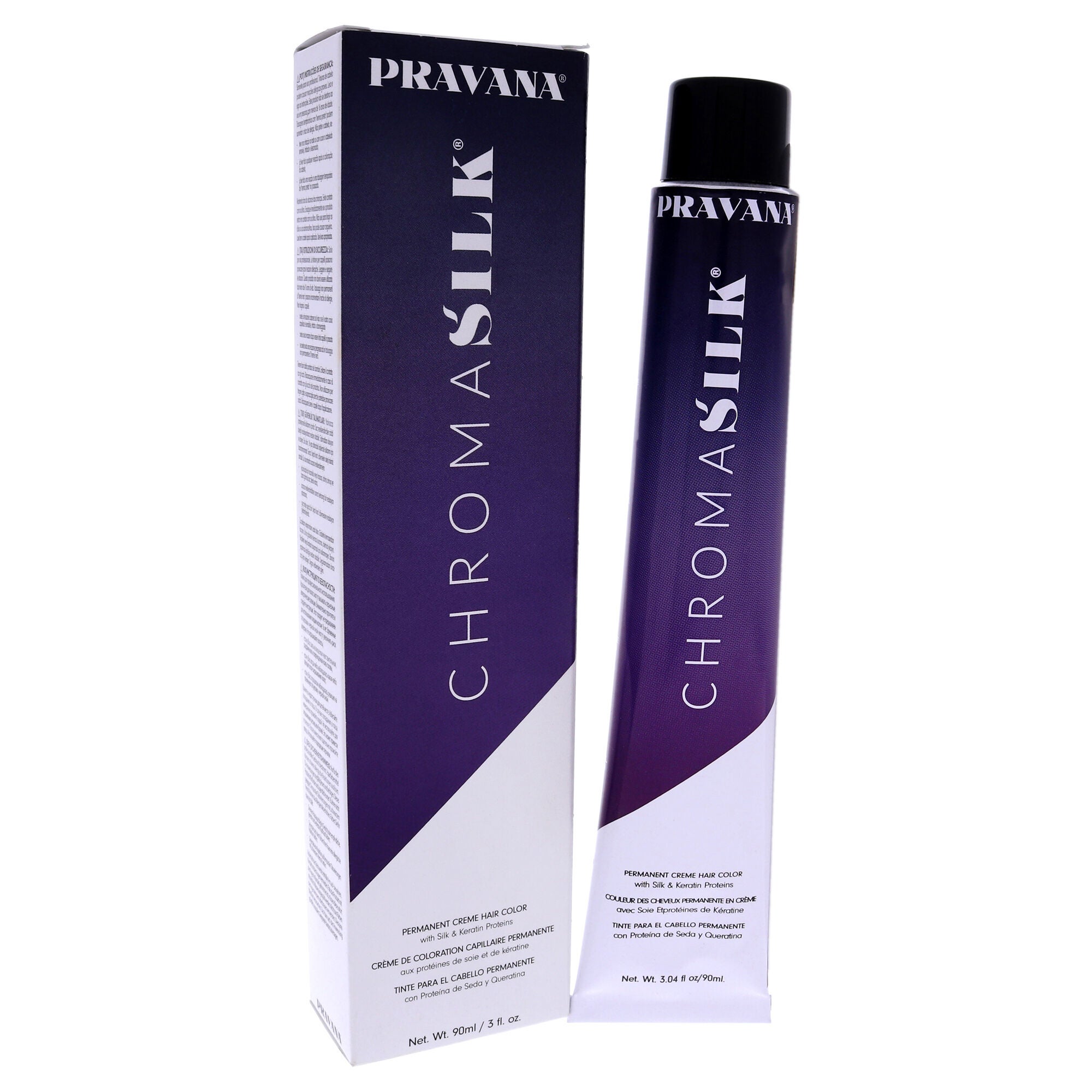 ChromaSilk Creme Hair Color - 5.3 Light Golden Brown by Pravana for Unisex - 3 oz Hair Color, See Description, alternate image number 2