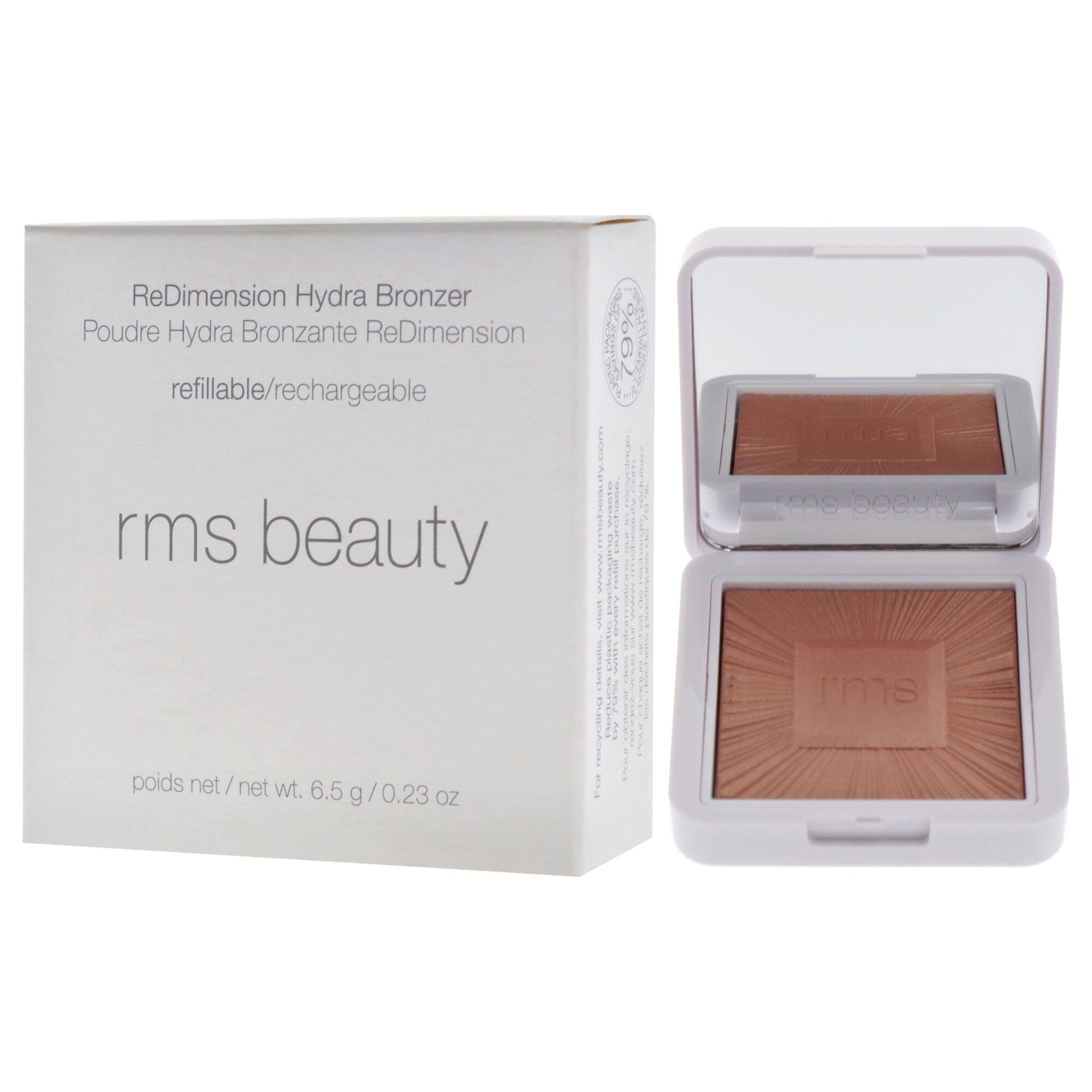 ReDimension Hydra Powder Bronzer - Malibu Muse by RMS Beauty for Women - 0.23 oz Blush, See Description, alternate image number 3