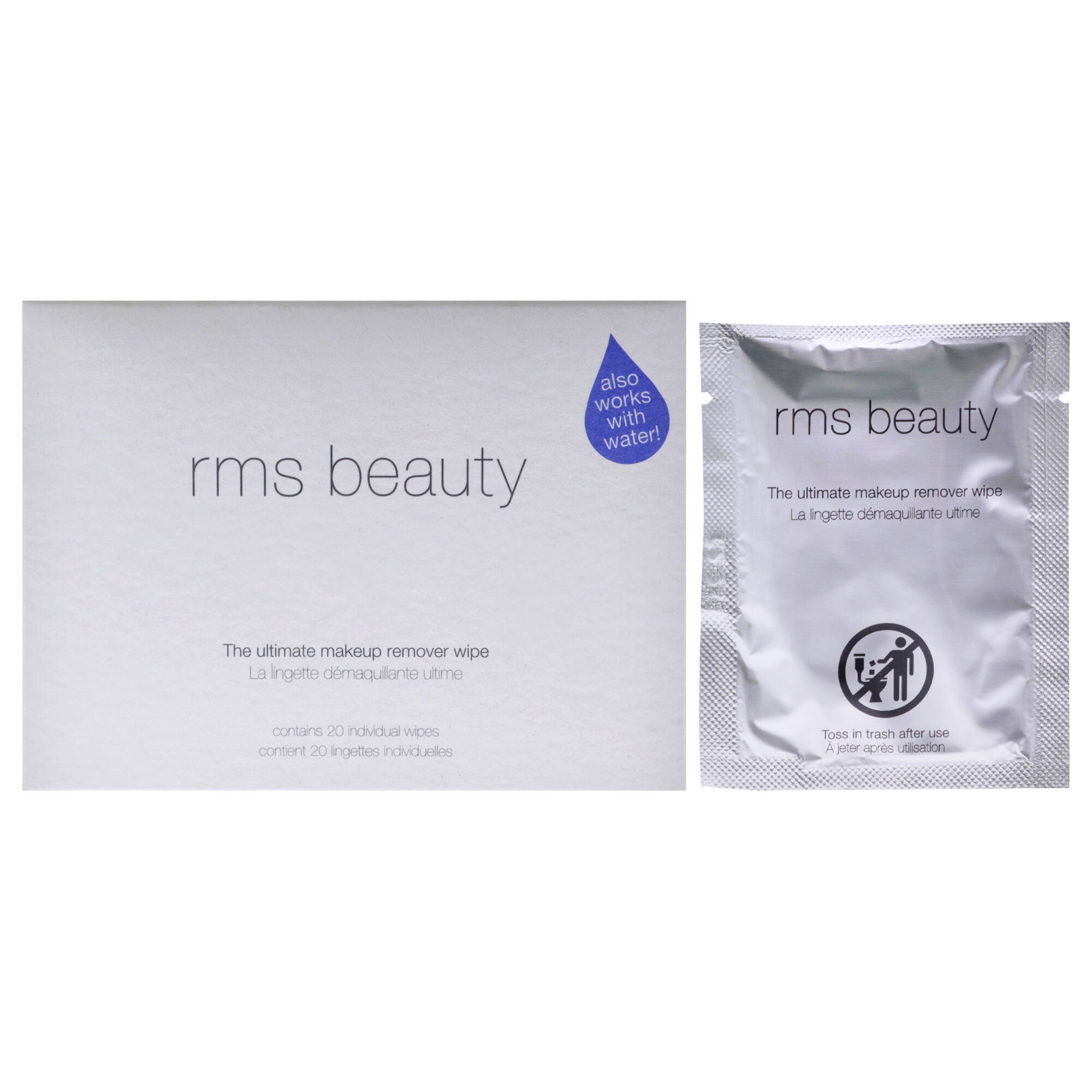 The Ultimate Makeup Remover by RMS Beauty for Women - 20 Count Wipes, , alternate image number 5