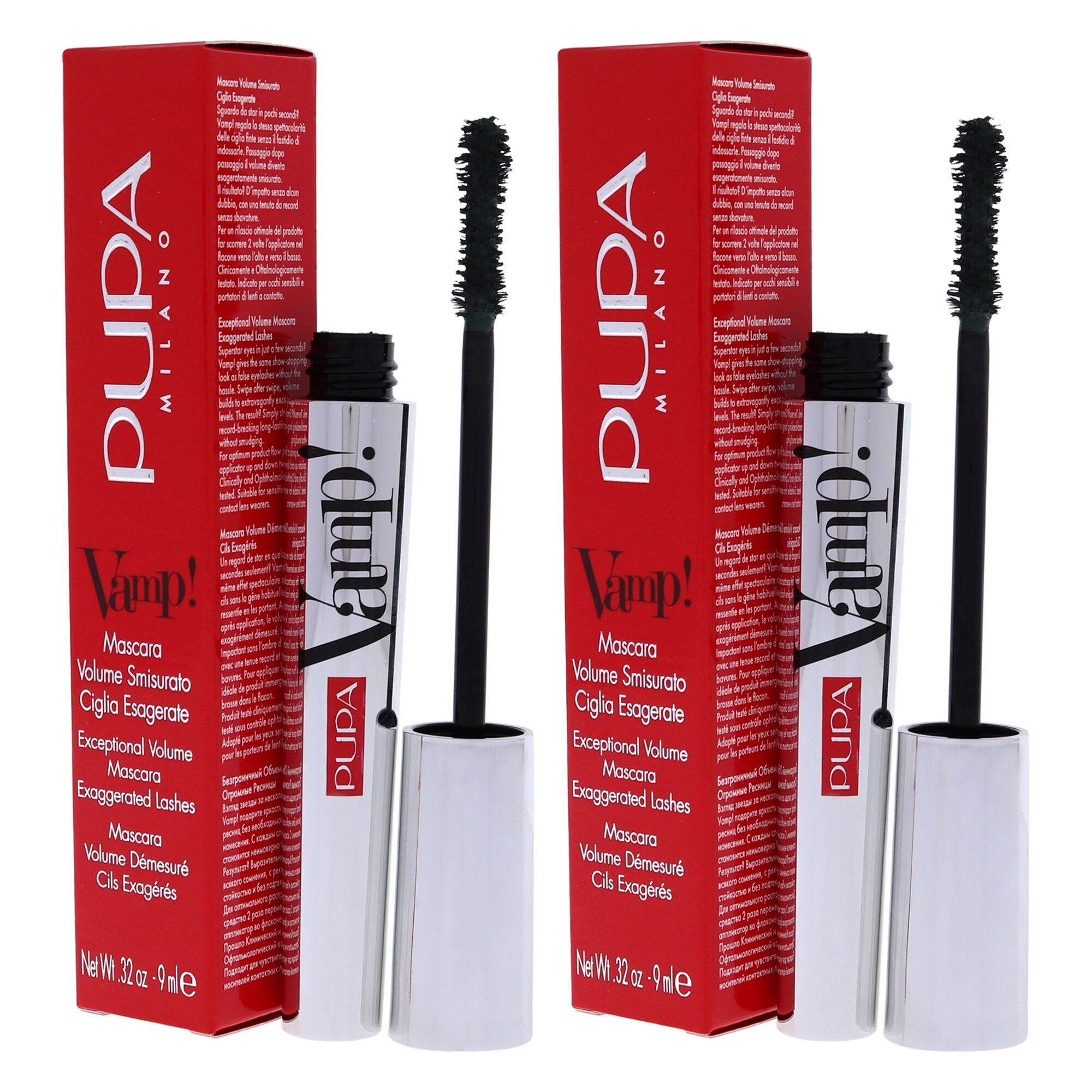 Vamp! Mascara - 504 Military Green by Pupa Milano for Women - 0.32 oz Mascara - Pack of 2, , alternate image number 7
