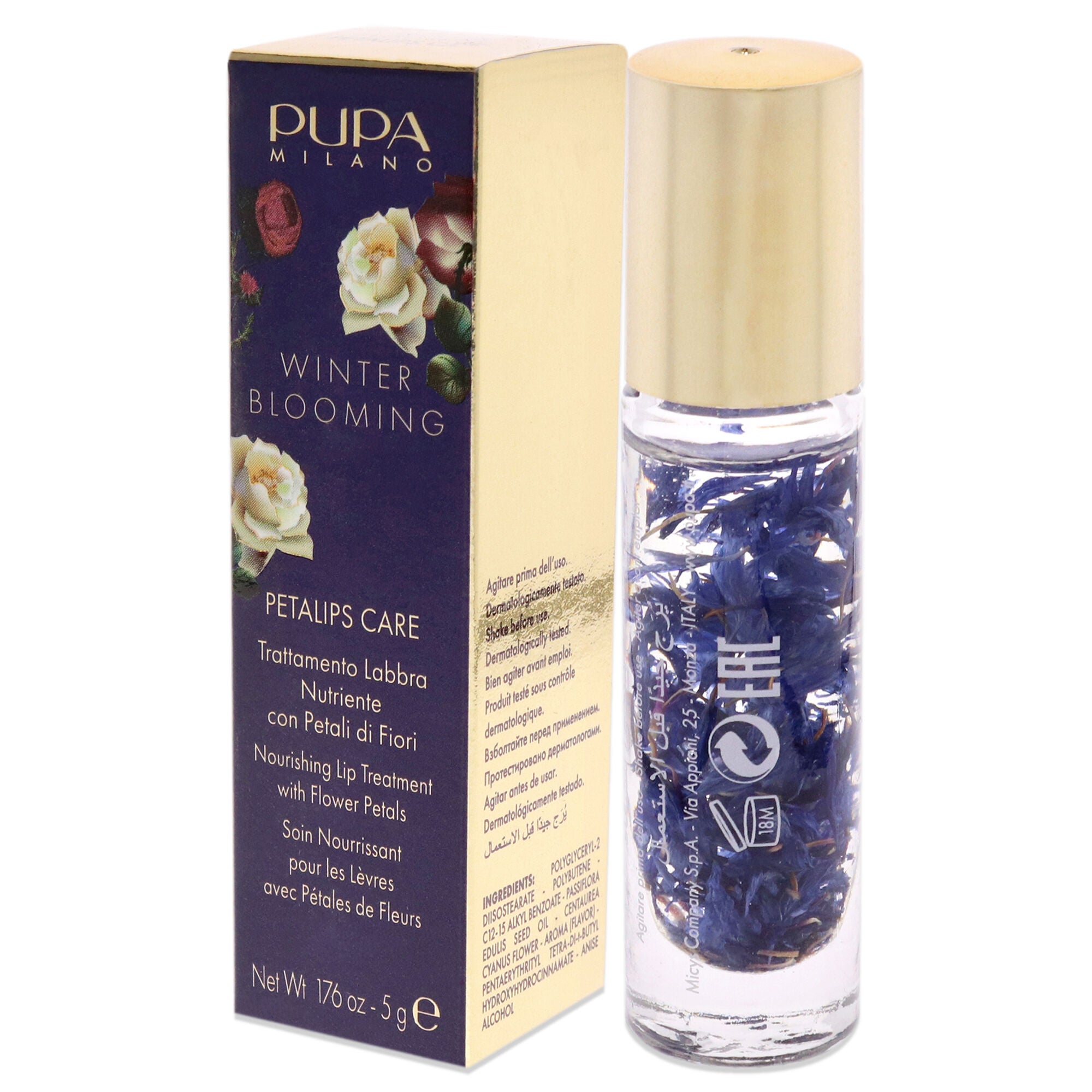 Winter Blooming Petalips Nourishing Lip Care by Pupa Milano for Women - 0.176 oz Lip Treatment, See Description, alternate image number 2