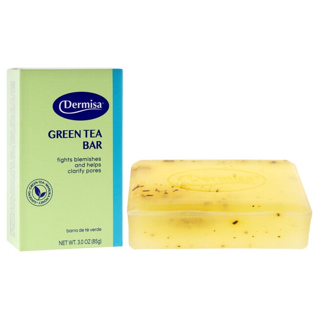 Green Tea Bar by Dermisa for Unisex - 3 oz Bar Soap, NA, alternate image number null