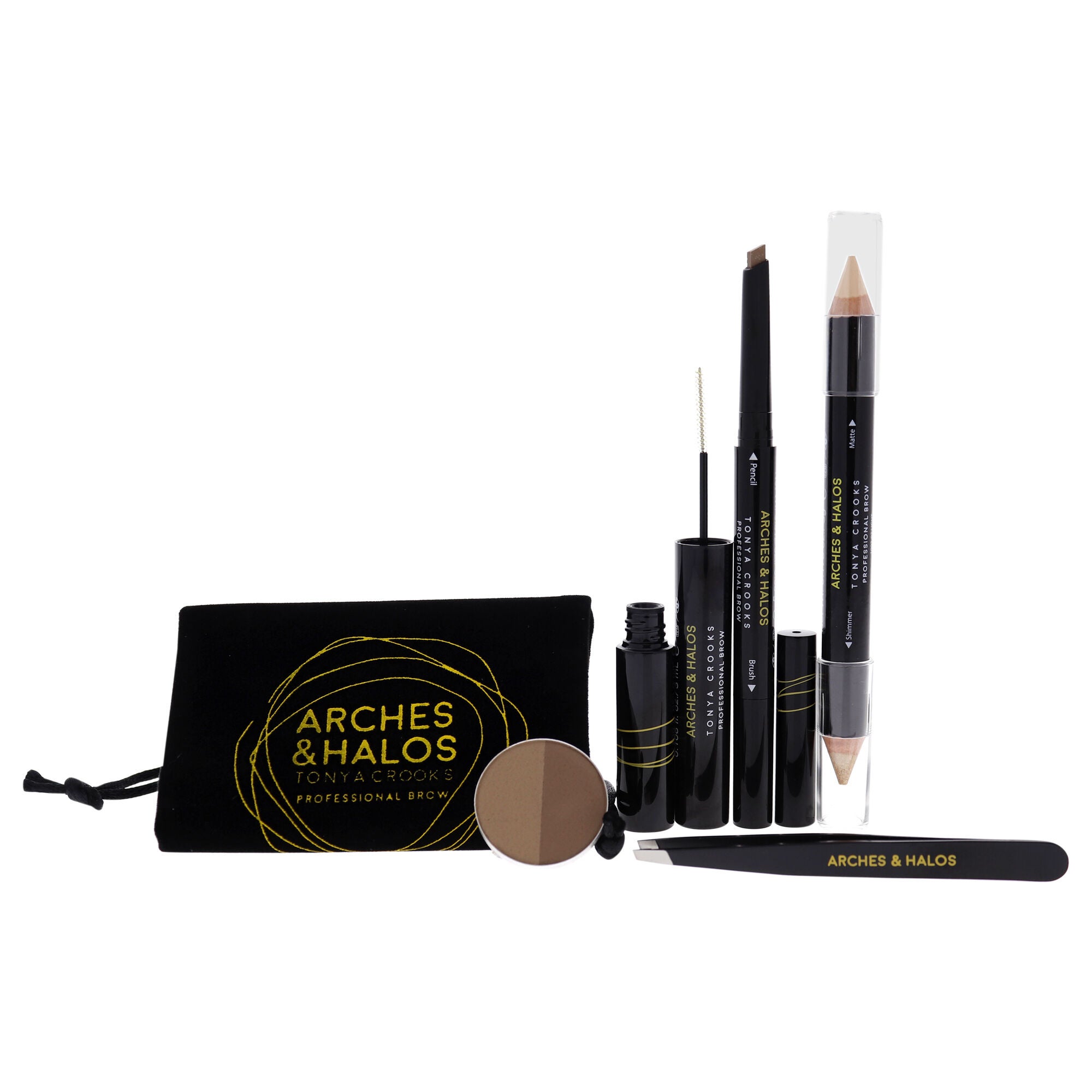 Jetsetter Brow Kit - Light by Arches and Halos for Women - 6 Pc Set, See Description, alternate image number 4