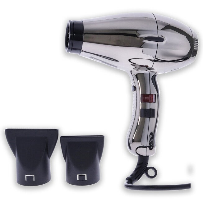 3900 Titanium Ionic-Ceramic Hair Dryer - Black-Silver by Elchim for Unisex - 1 Pc Hair Dryer, NA, alternate image number null