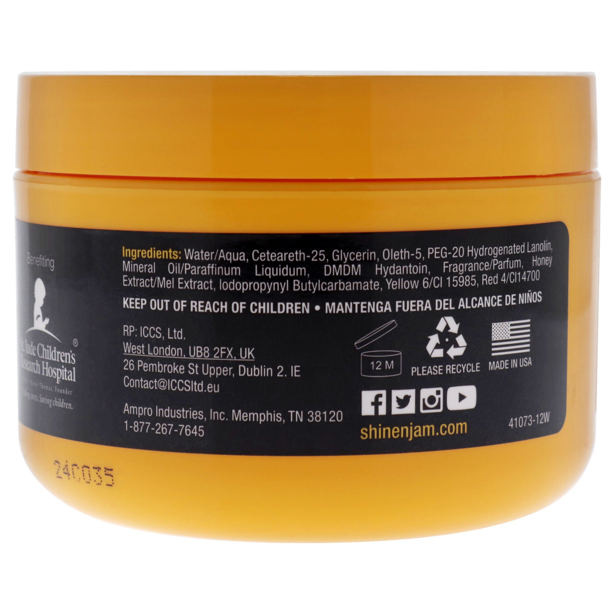Shine-n-Jam Extra Hold by Ampro for Women - 8 oz Gel, See Description, alternate image number 2