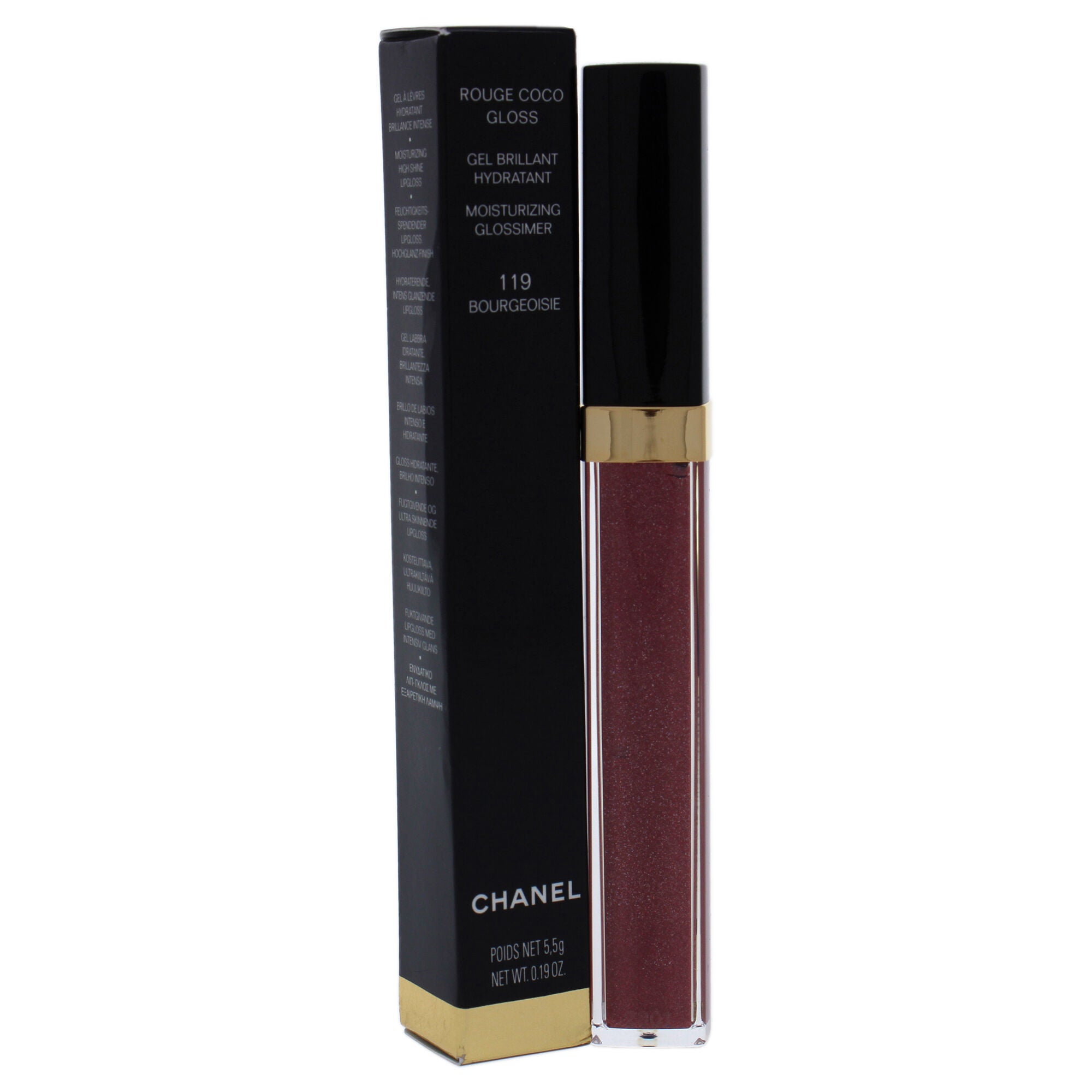 Rouge Coco Gloss Moisturizing Glossimer - 119 Bourgeoisie by Chanel for Women - 0.12 oz Lip Gloss, See Description, alternate image number 2