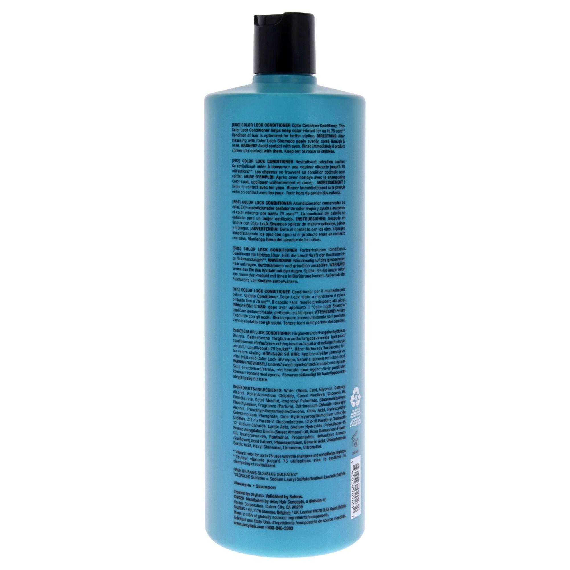 Sexy Hair Healthy Color Lock Conditioner by Sexy Hair for Unisex - 33.8 oz Conditioner, , alternate image number 3