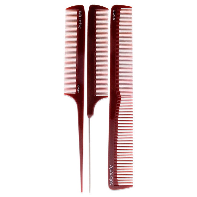 SalonChic Comb Set by SalonChic for Unisex - 3 Pc Comb, , alternate image number 3