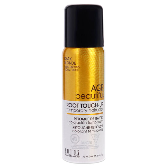 Root Touch Up Temporary Haircolor Spray - Dark Blonde by AGEbeautiful for Unisex - 2 oz Hair Color, NA, hi-res image number null