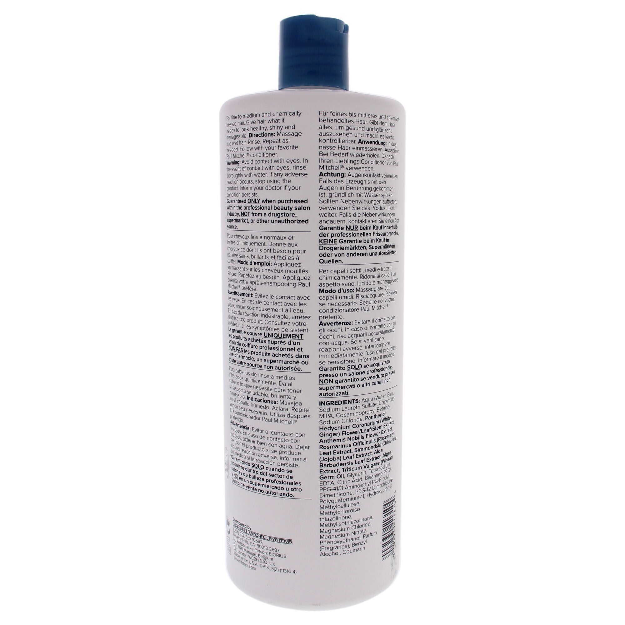 Shampoo One by Paul Mitchell for Unisex - 33.8 oz Shampoo, See Description, alternate image number 2