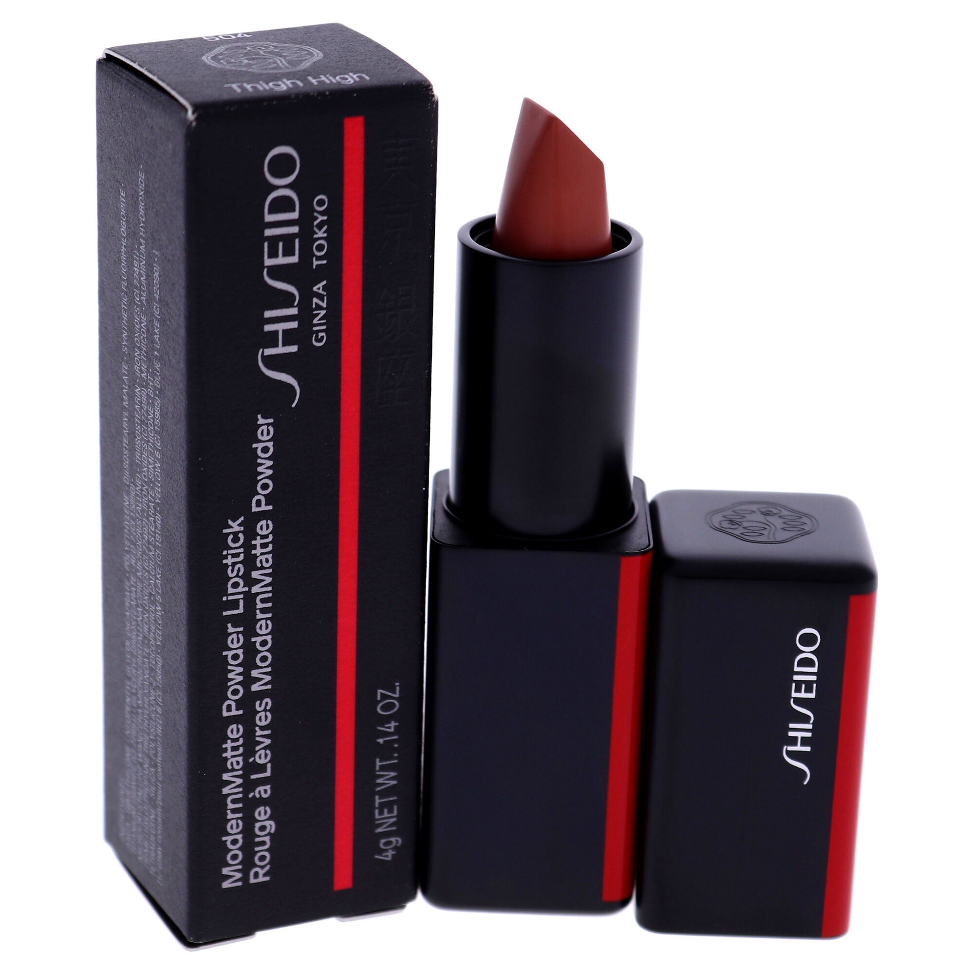 ModernMatte Powder Lipstick - 504 Thigh High by Shiseido for Women - 0.14 oz Lipstick, See Description, alternate image number 3