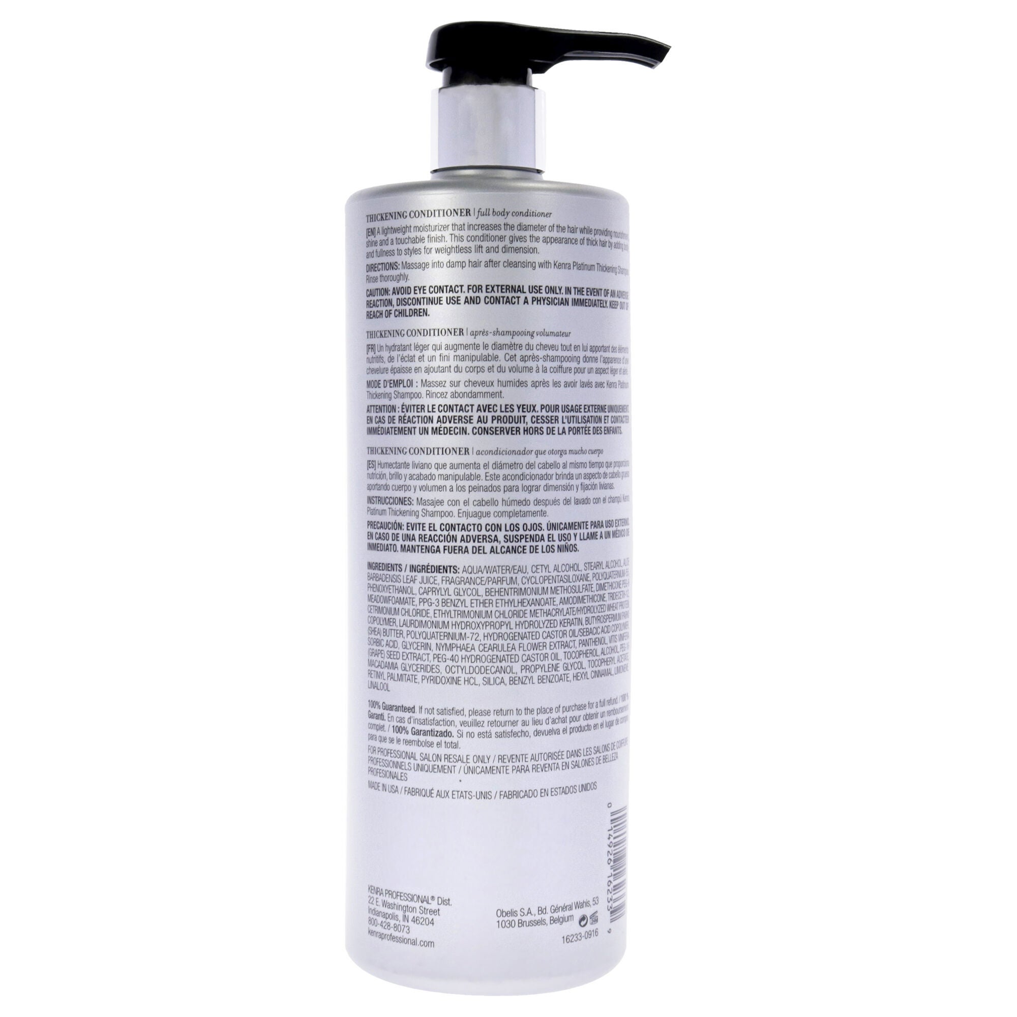 Platinum Thickening Conditioner by Kenra for Unisex - 31.5 oz Conditioner, , alternate image number 4