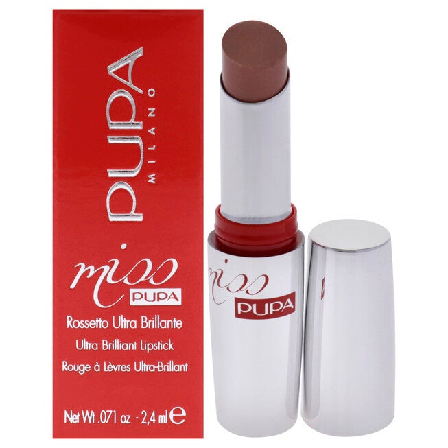 Miss Pupa Ultra Brilliant Lipstick - 100 Cream by Pupa Milano for Women - 0.071 oz Lipstick, See Description, hi-res image number 0