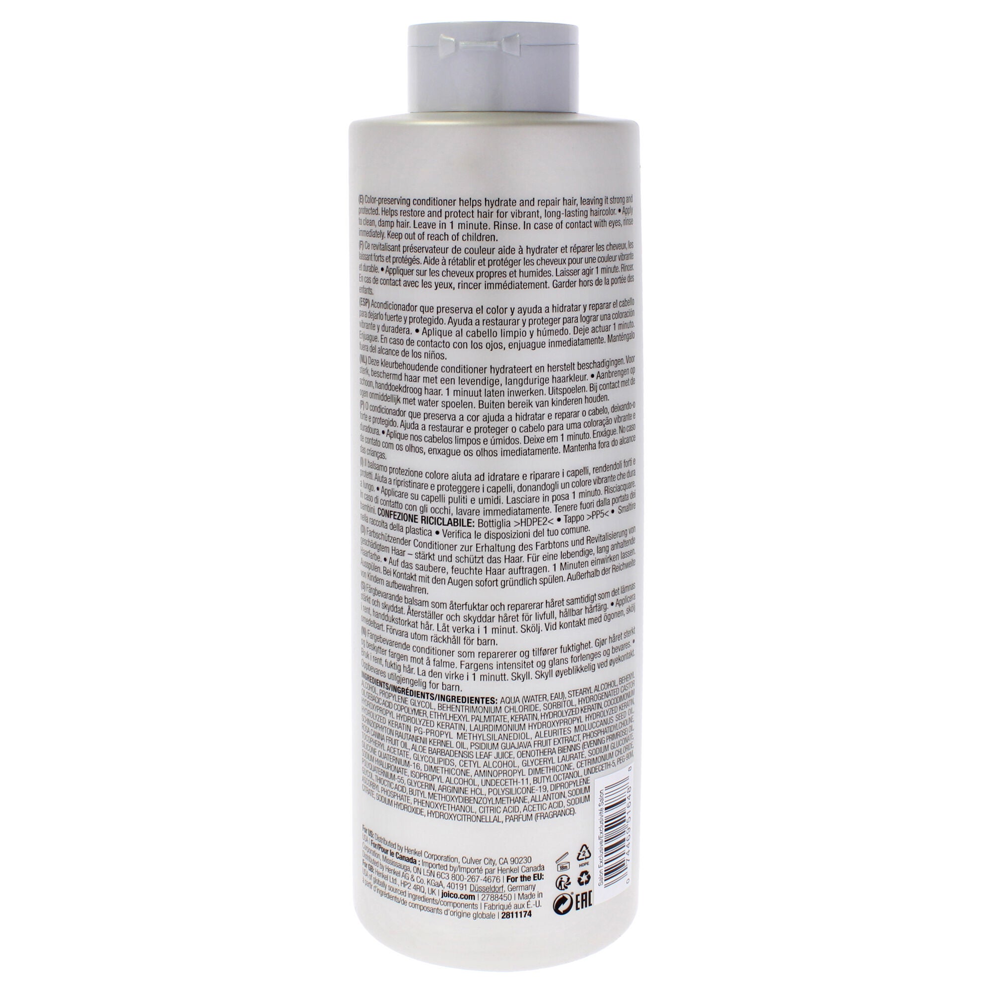 K-Pak Color Therapy Conditioner by Joico for Unisex - 33.8 oz Conditioner, See Description, alternate image number 2