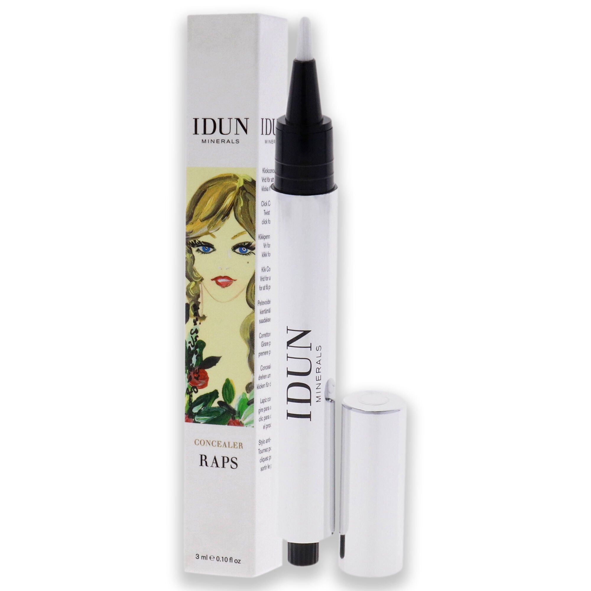 Concealer - 001 Raps by Idun Minerals for Women - 0.1 oz Concealer, , alternate image number 7