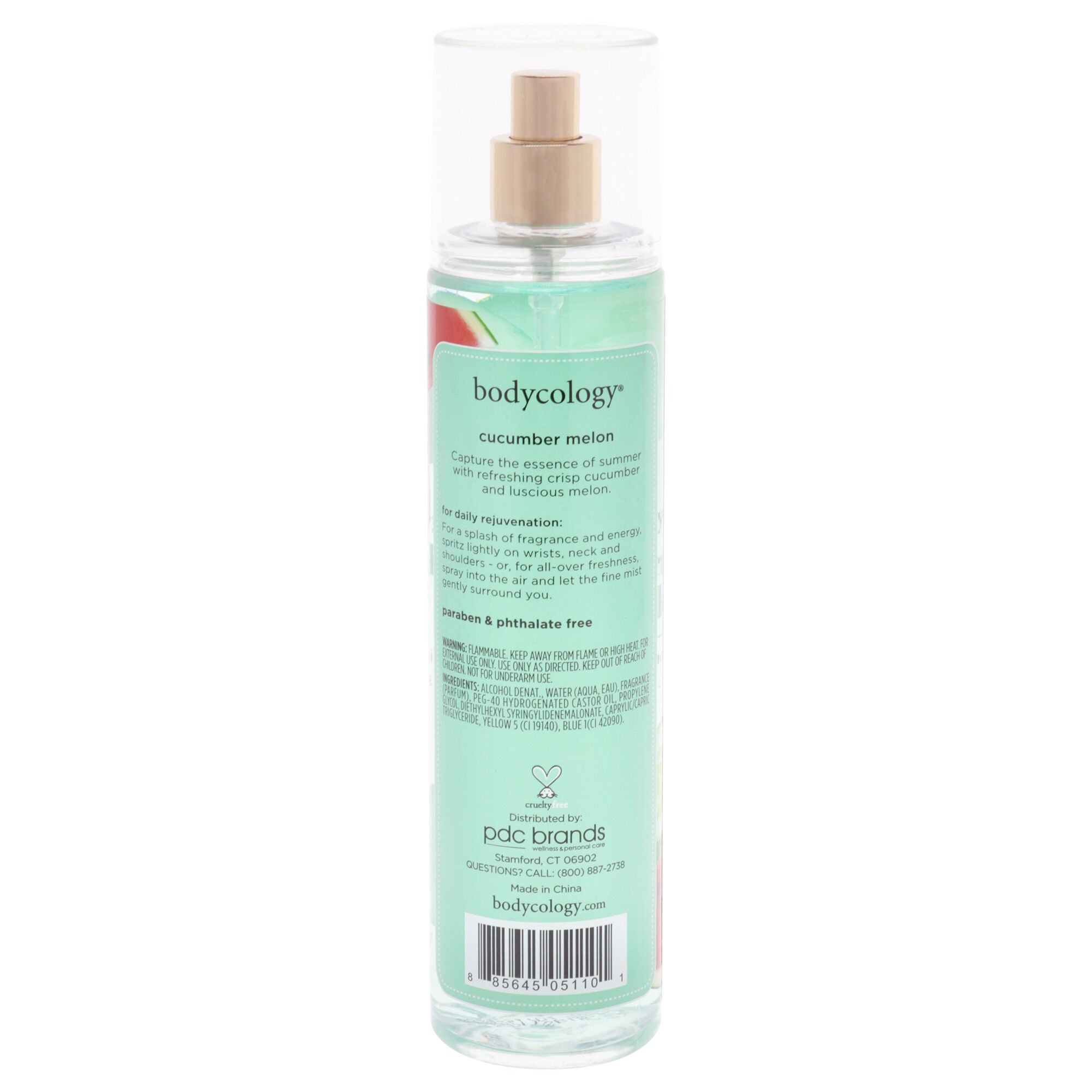 Cucumber Melon by Bodycology for Women - 8 oz Fragrance Mist, See Description, alternate image number 1
