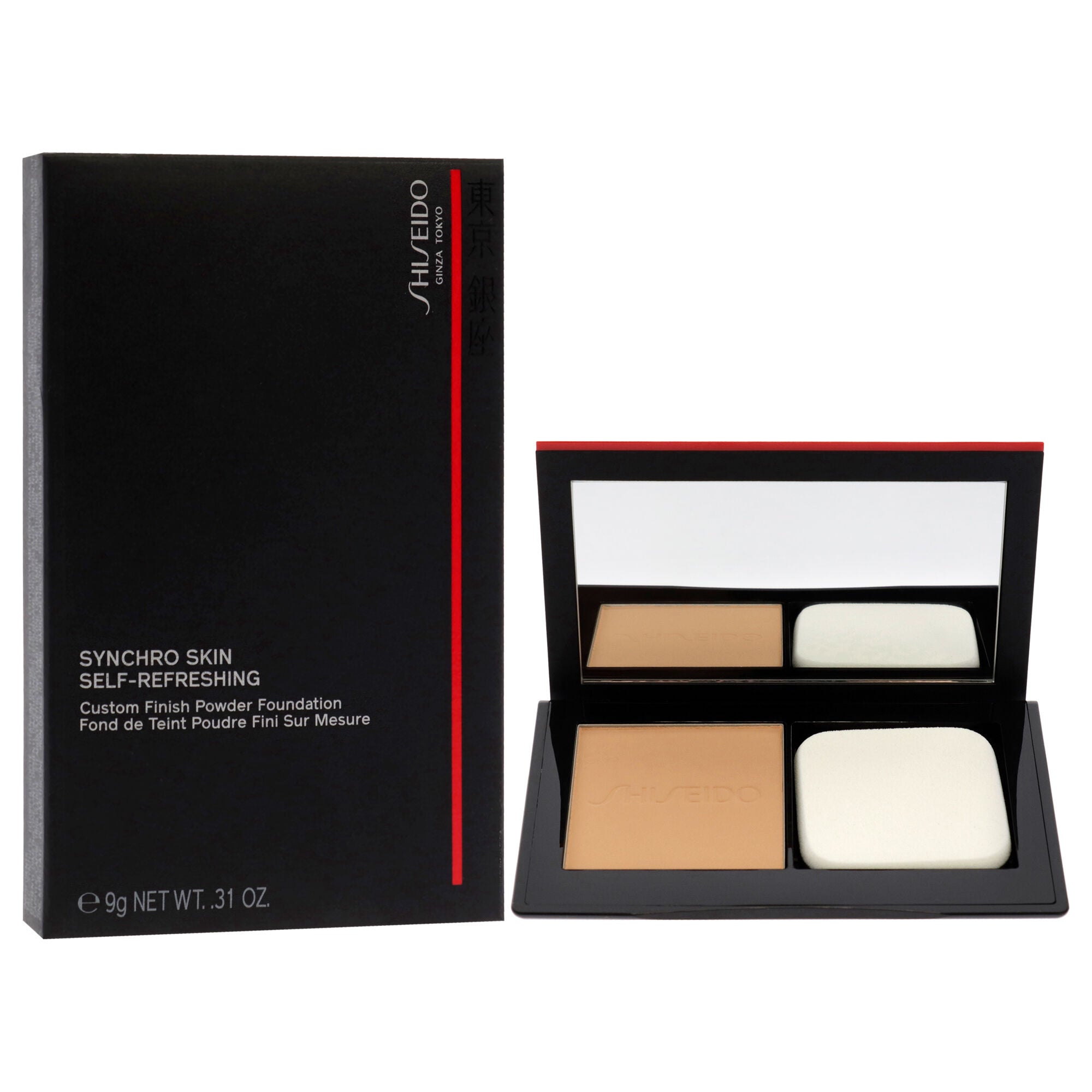 Synchro Skin Self-Refreshing Powder Foundation - 220 Linen by Shiseido for Women - 0.31 oz Foundation, See Description, alternate image number 2
