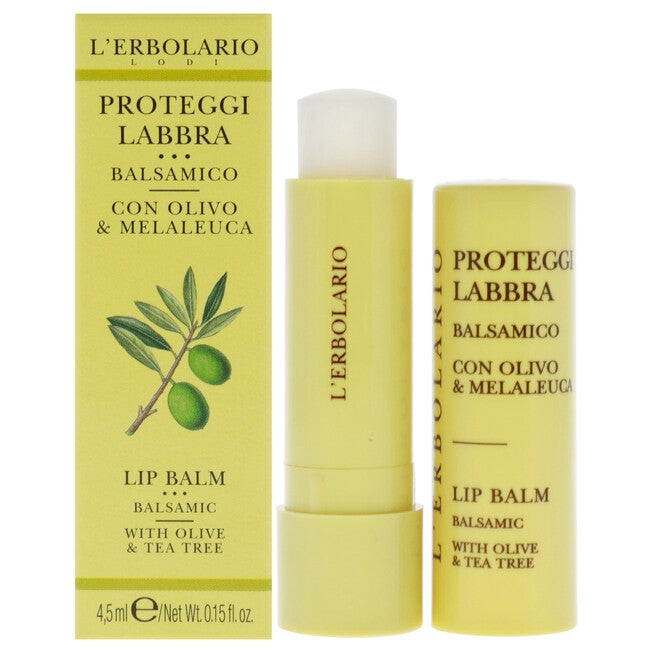 Lip Balm - Olive and Tea Tree by LErbolario for Unisex - 0.15 oz Lip Balm, NA, hi-res image number null
