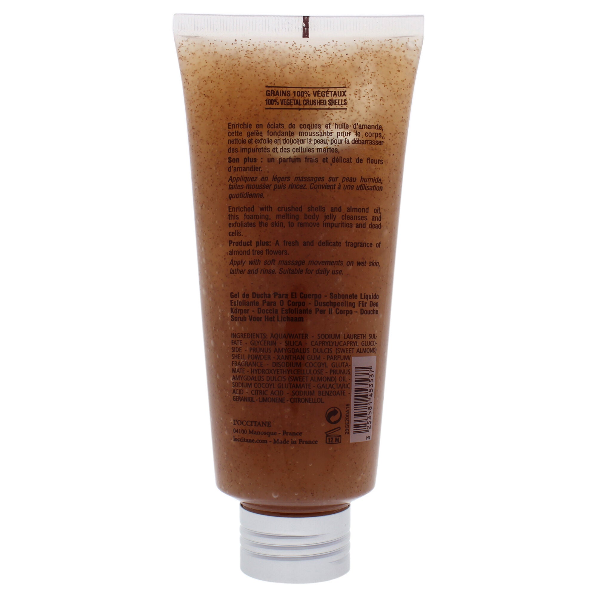 Almond Shower Scrub by LOccitane for Unisex - 6.7 oz Scrub, See Description, alternate image number 1