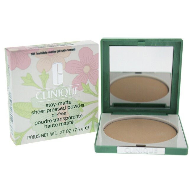Stay-Matte Sheer Pressed Powder - 101 Invisible Matte by Clinique for Women - 0.27 oz Powder, , alternate image number 1