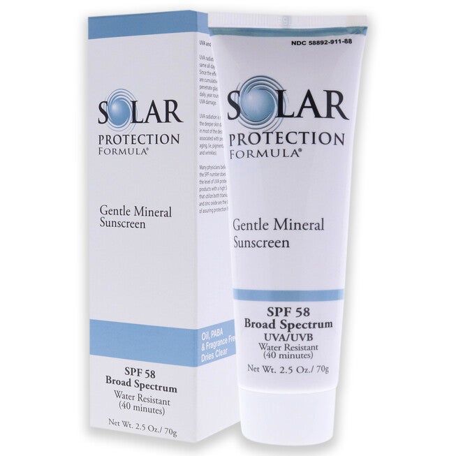 Solar Protection Formula Gentle Mineral Sunscreen SPF 58 by Tizo for Unisex - 2.5 oz Sunscreen, NA, alternate image number null