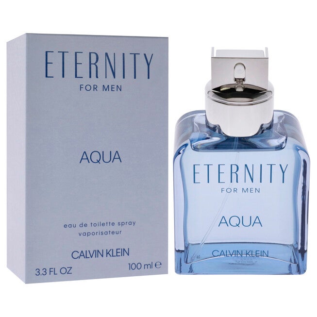 Eternity Aqua by Calvin Klein for Men - 3.3 oz EDT Spray, , alternate image number null