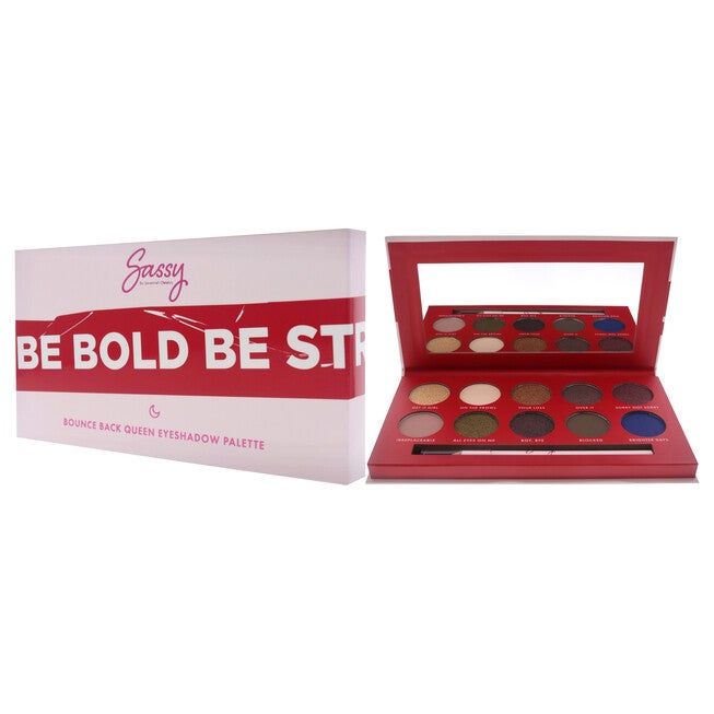 Bounce Back Queen Palette by Sassy by Savannah Chrisley for Women - 2 Pc Eye Palette, Eyeliner Pencil - Black, , alternate image number null