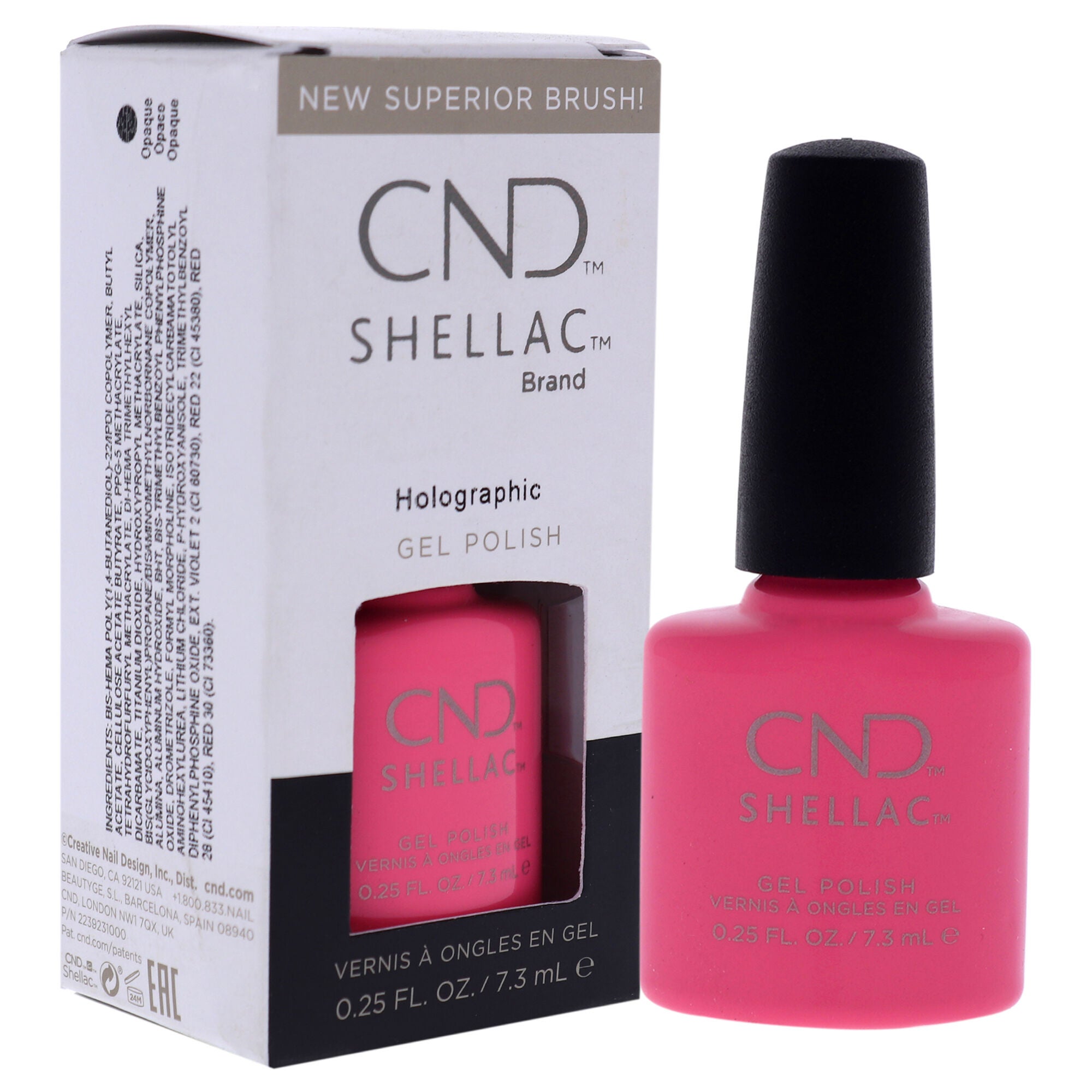 Shellac Nail Color - Holographic by CND for Women - 0.25 oz Nail Polish, , alternate image number 7