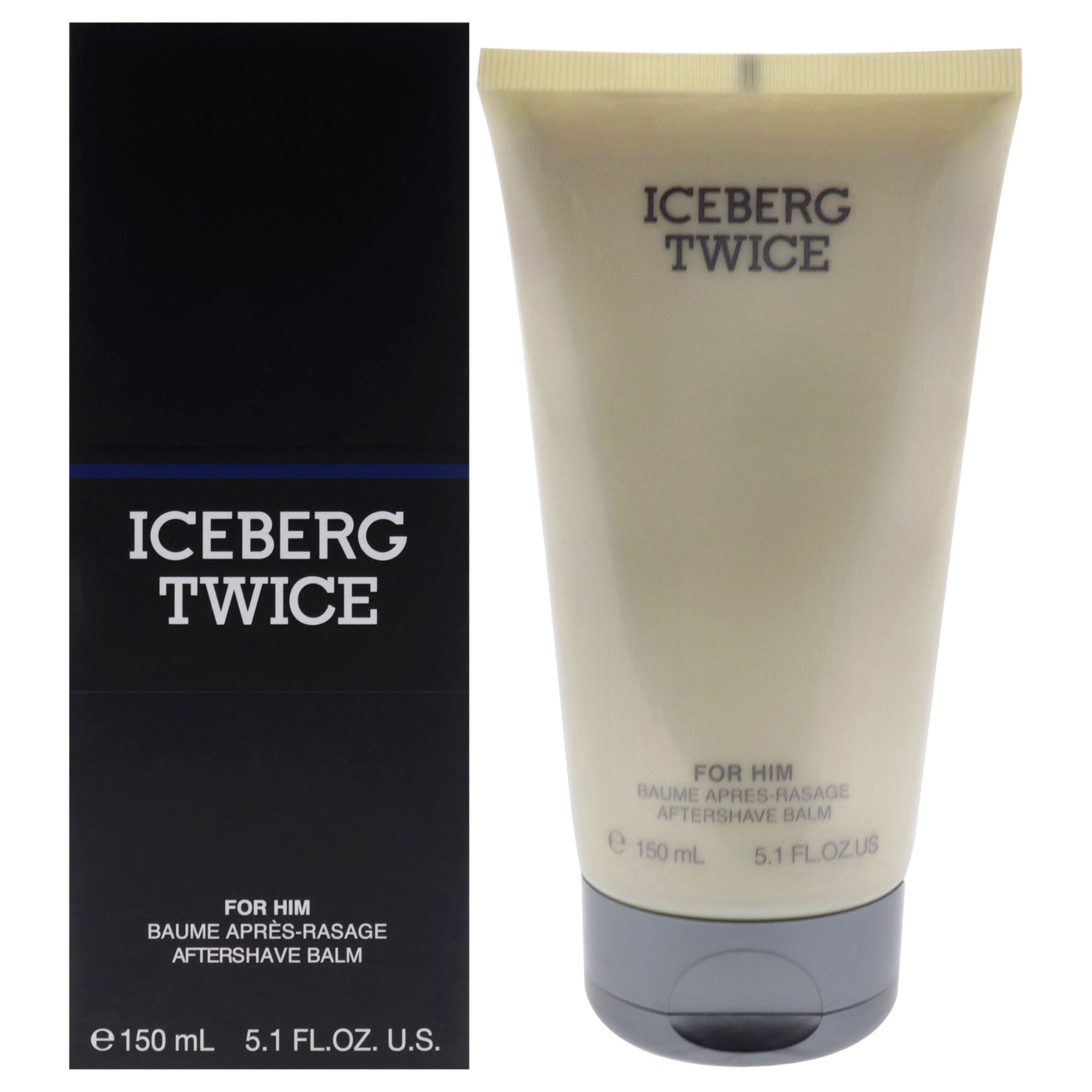 Twice Aftershave Balm by Iceberg for Men - 5.1 oz Balm, Beige, hi-res image number 0