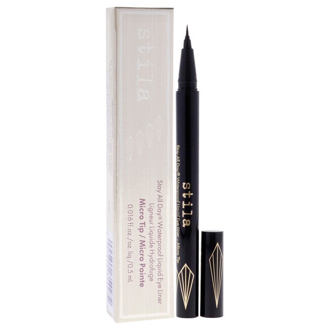 Stay All Day Waterproof Liquid Eye Liner Micro Tip - Intense Black by Stila for Women - 0.016 oz Eyeliner, , alternate image number 6