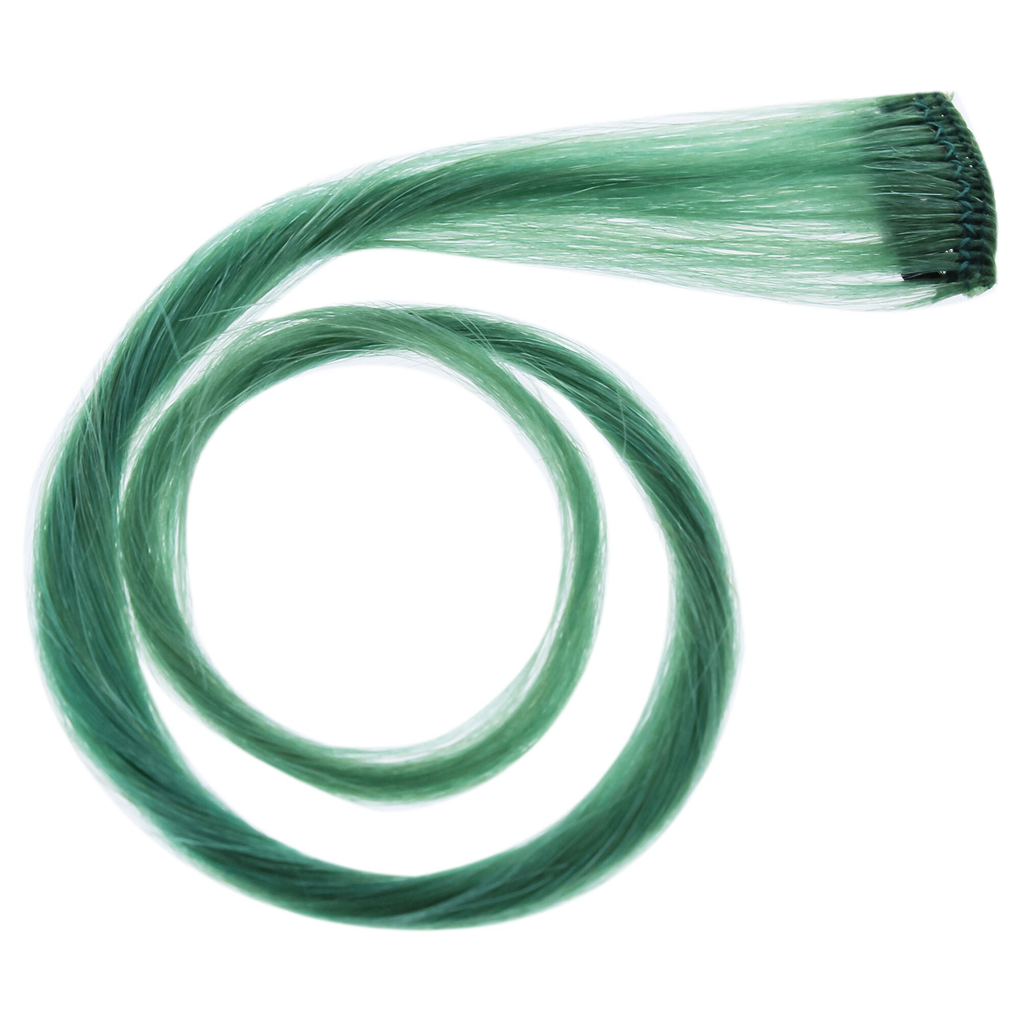 Human Hair Color Strip - Teal by Hairdo for Women - 16 Inch Color Strip, See Description, alternate image number 2