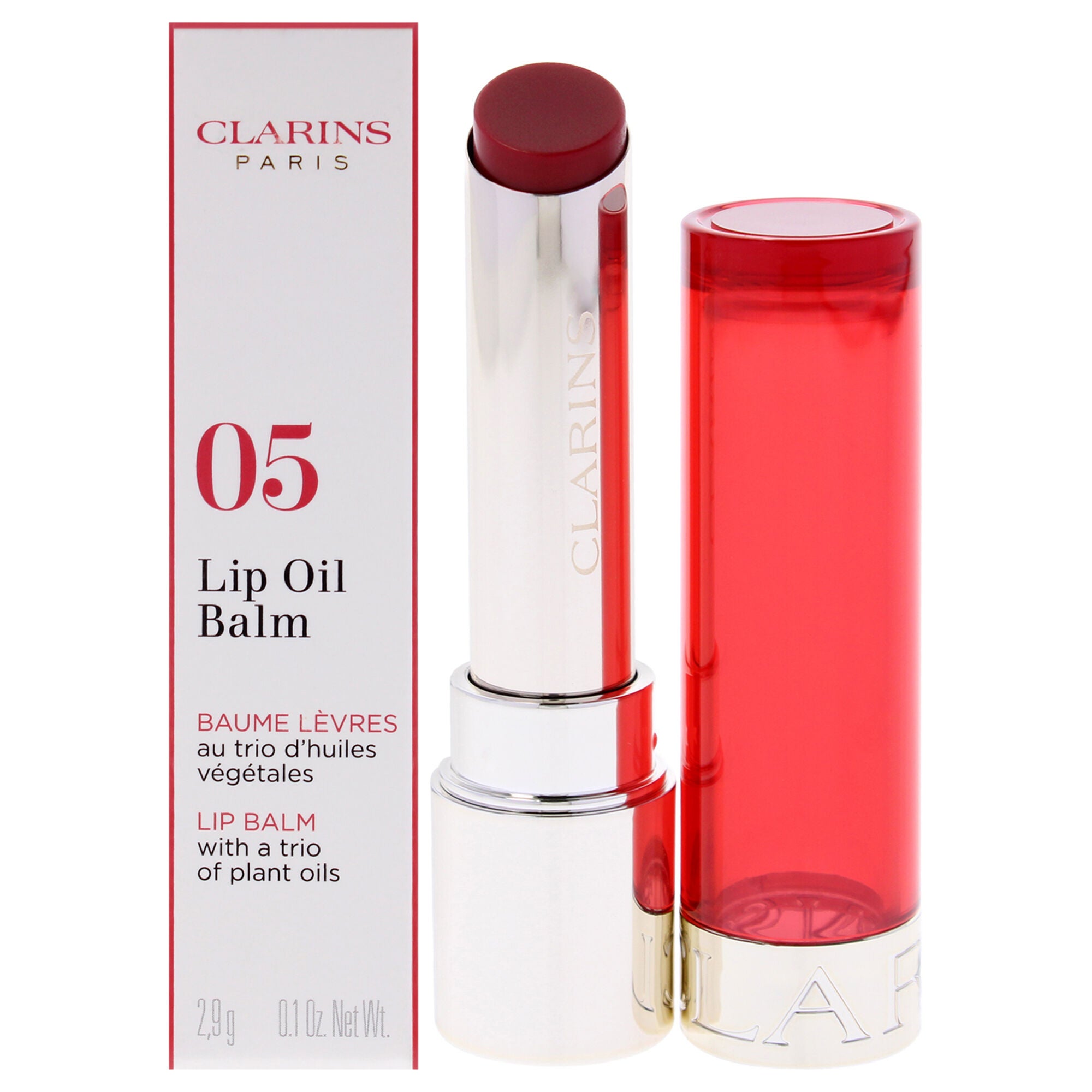 Lip Oil Balm - 05 Cherry by Clarins for Women - 0.1 oz Lip Balm, See Description, hi-res image number 0
