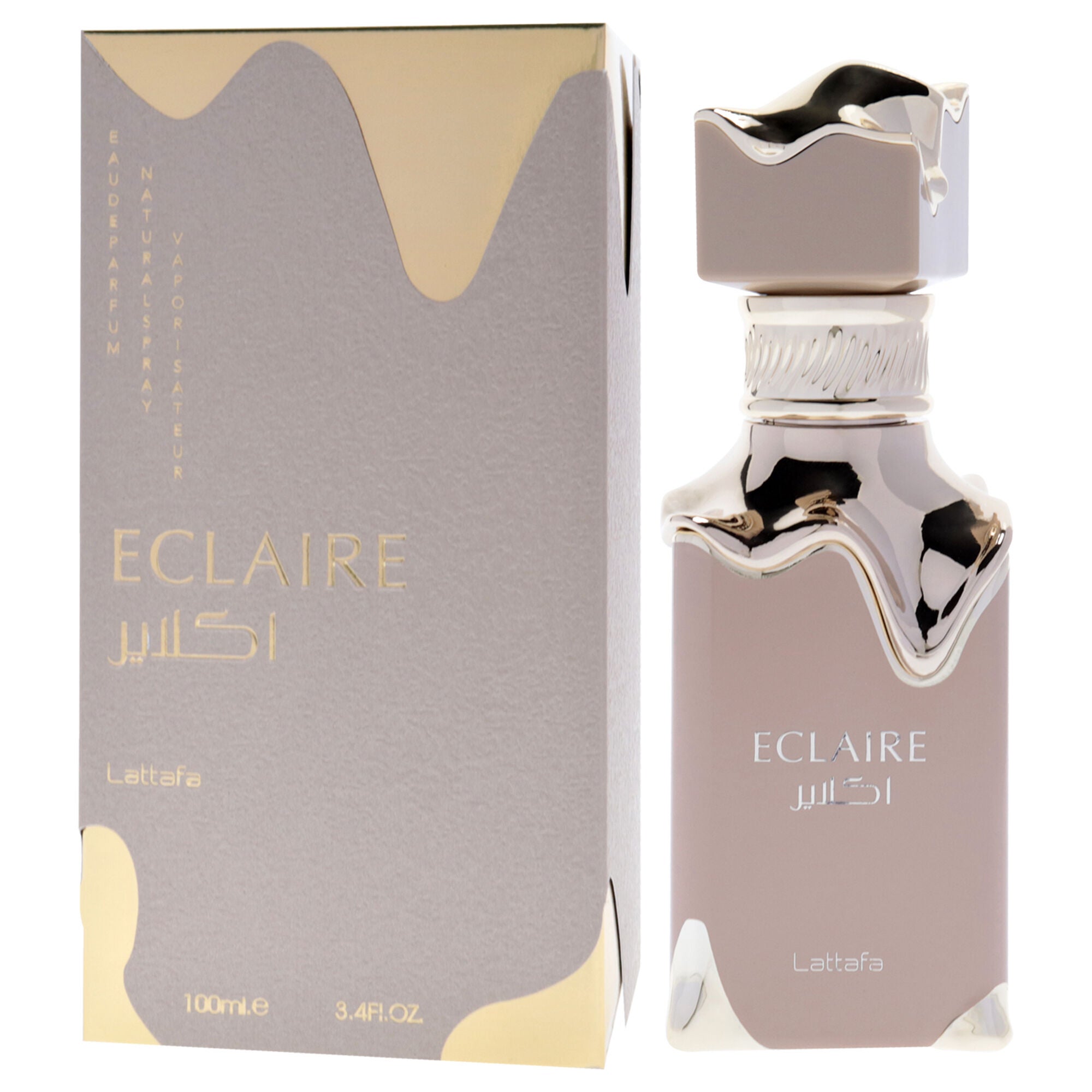 Eclaire by Lattafa for Unisex - 3.4 oz EDP Spray, Clear, alternate image number 3