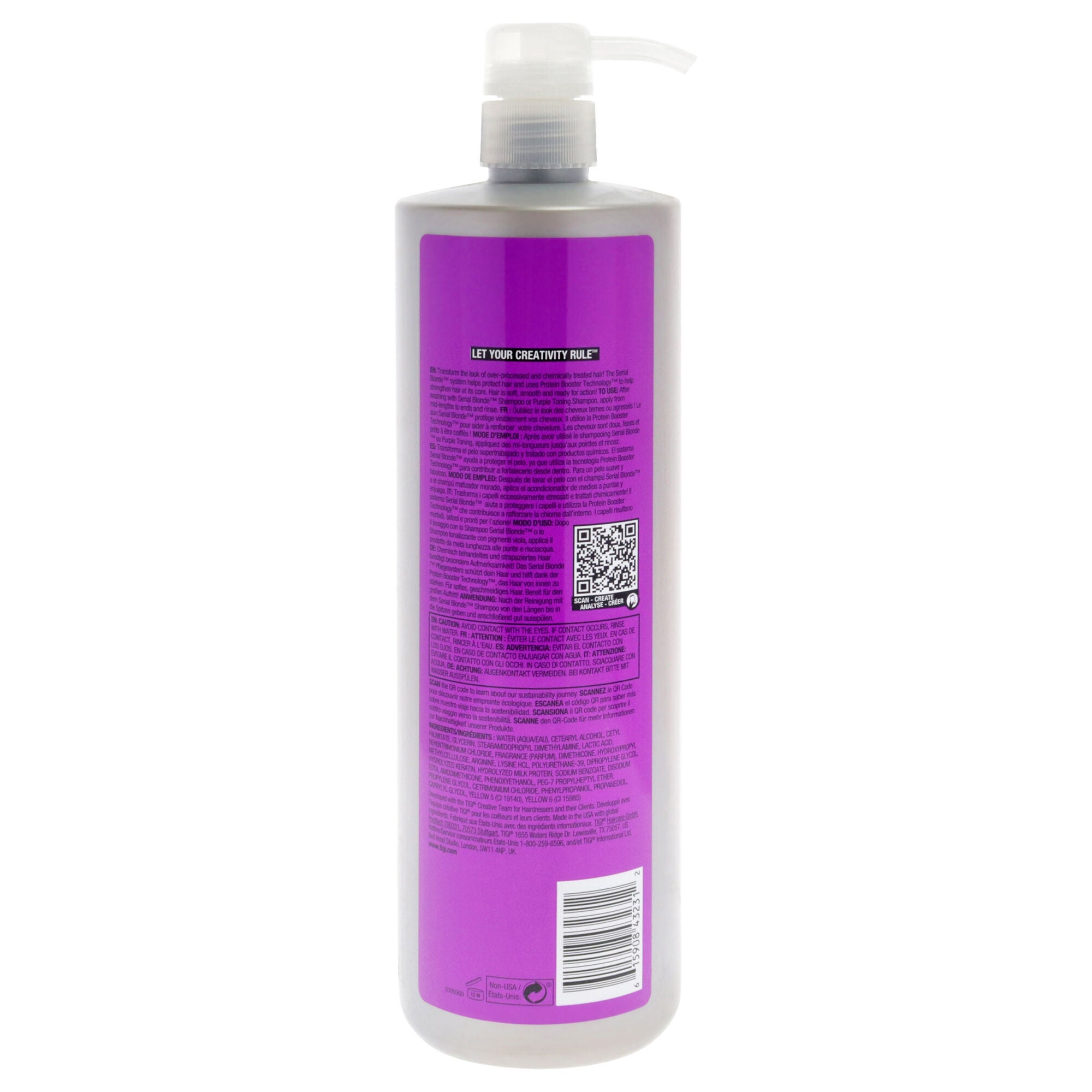 Bed Head Serial Blonde Conditioner by TIGI for Unisex - 32.8 oz Conditioner, See Description, alternate image number 1