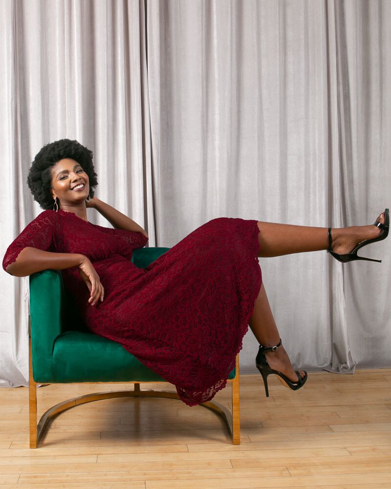 Mademoiselle Lace Cocktail Dress, , alternate image number 7