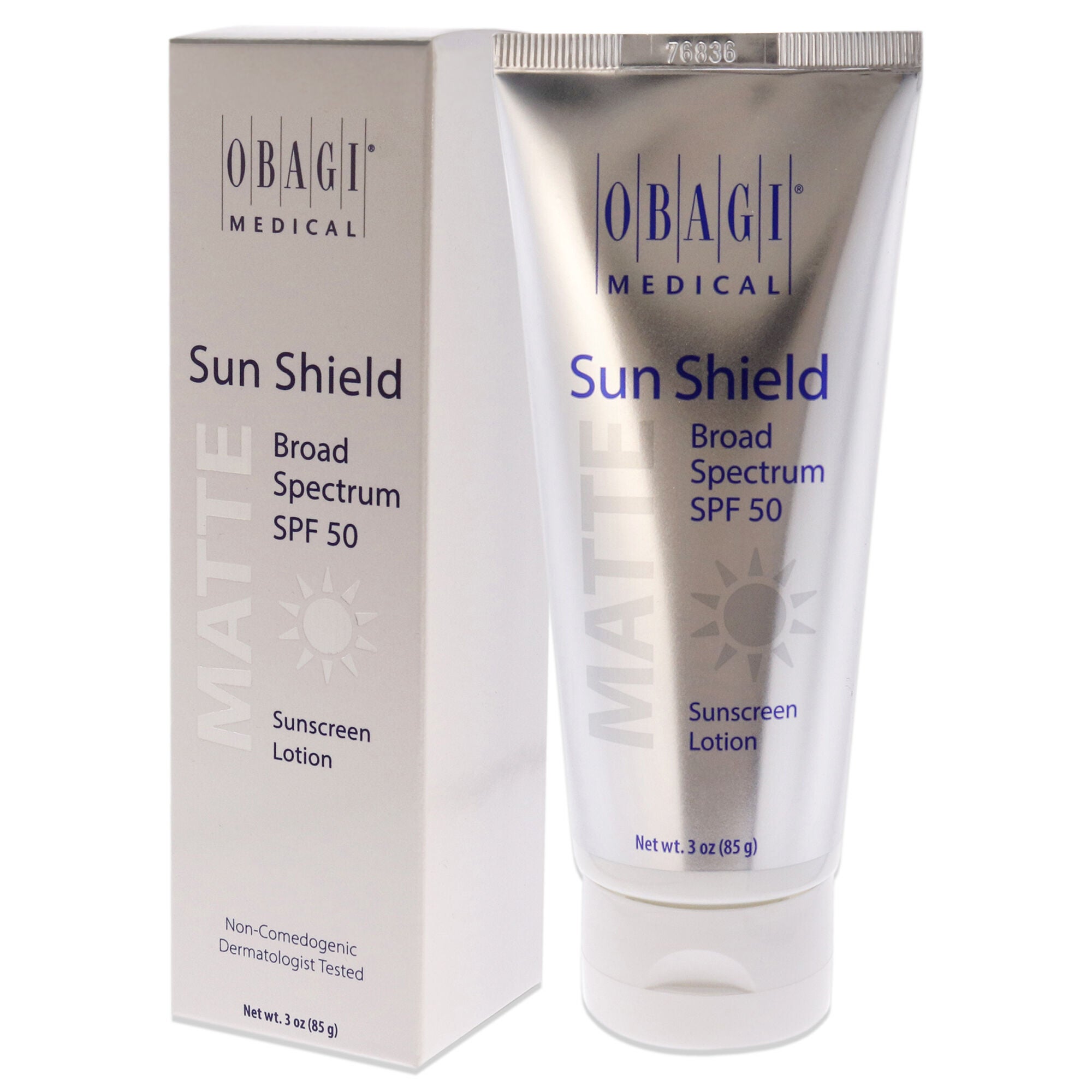 Sun Shield Matte SPF 50 by Obagi for Unisex - 3 oz Sunscreen, , alternate image number 7