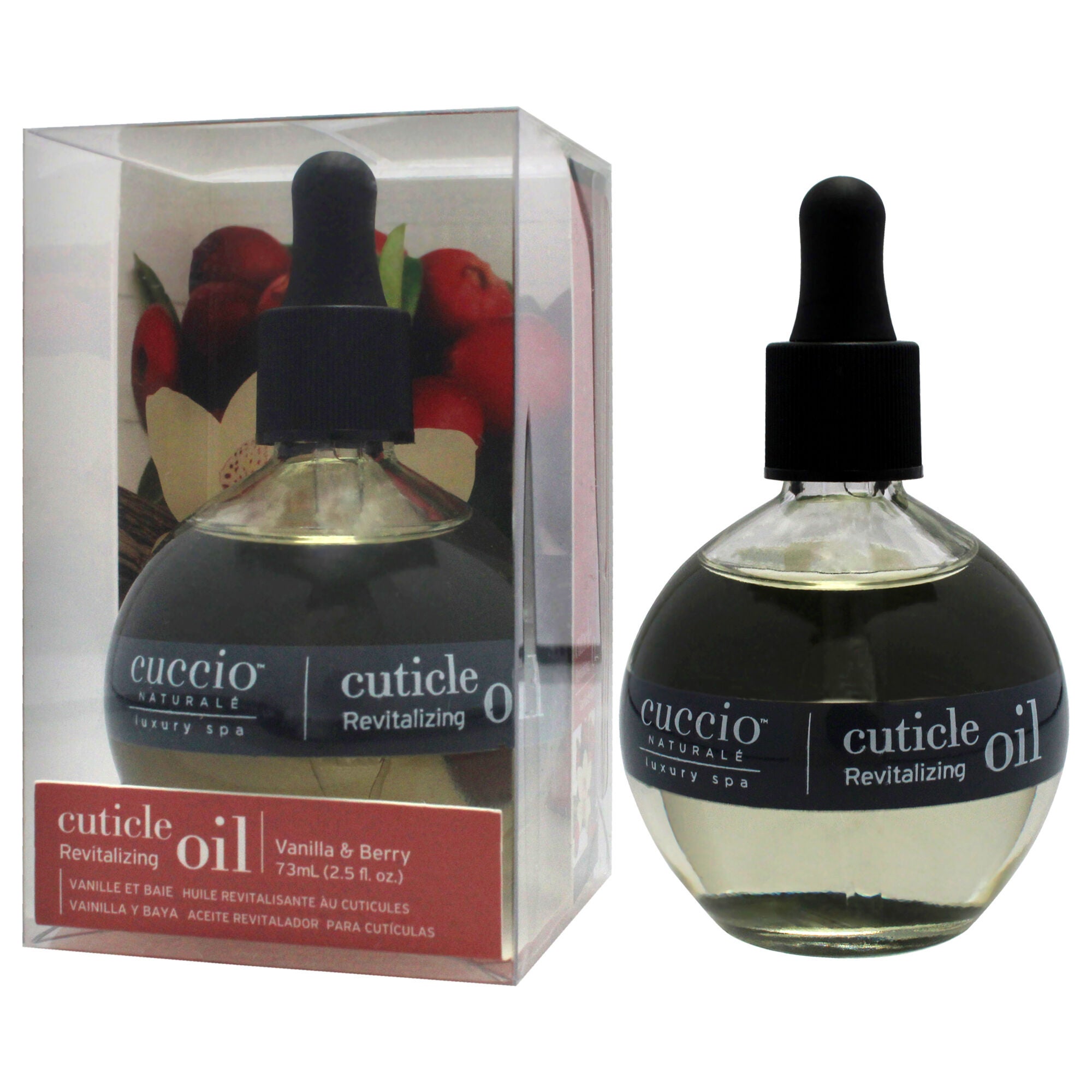 Cuticle Revitalizing Oil - Vanilla and Berry by Cuccio Naturale for Unisex - 2.5 oz Oil, See Description, alternate image number 3