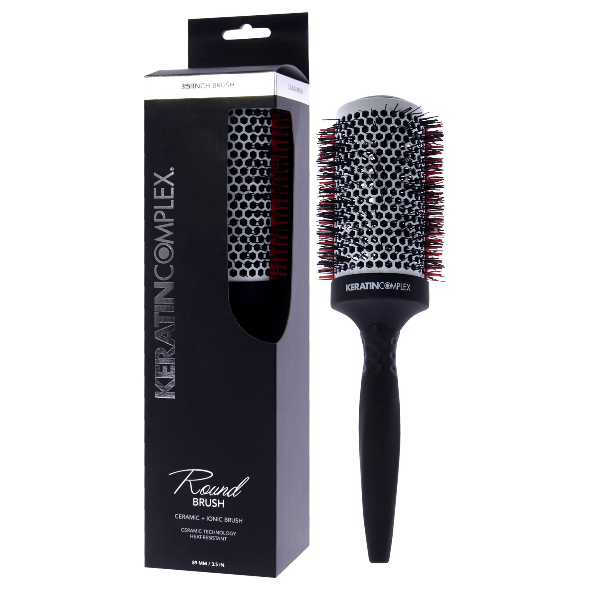 Thermal Round Brush by Keratin Complex for Unisex - 3.5 Inch Hair Brush, , alternate image number 8
